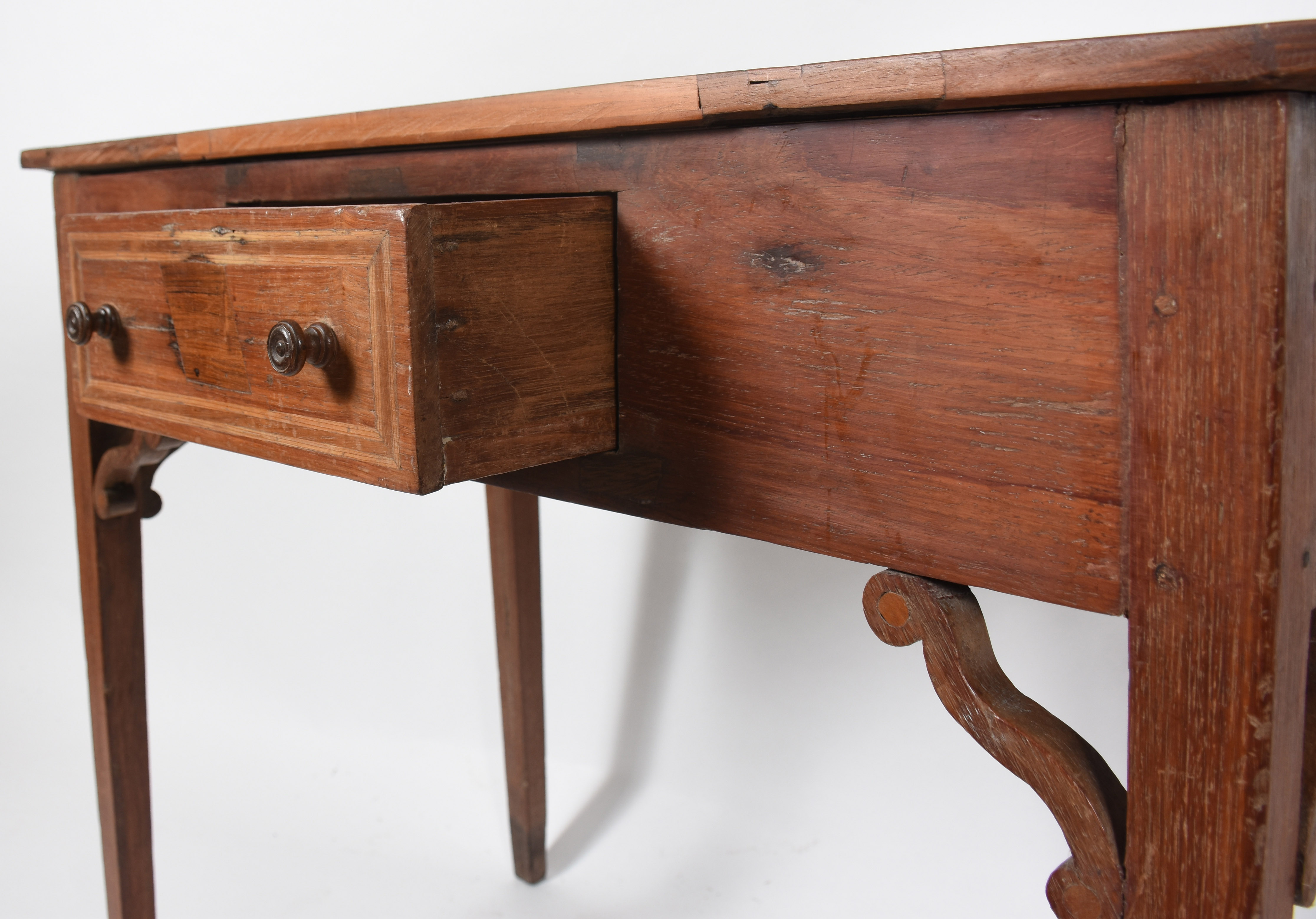 Mesa D. Maria “rústica” – Móvel de fazenda – Filetados na gaveta e... - foto 3 de 4