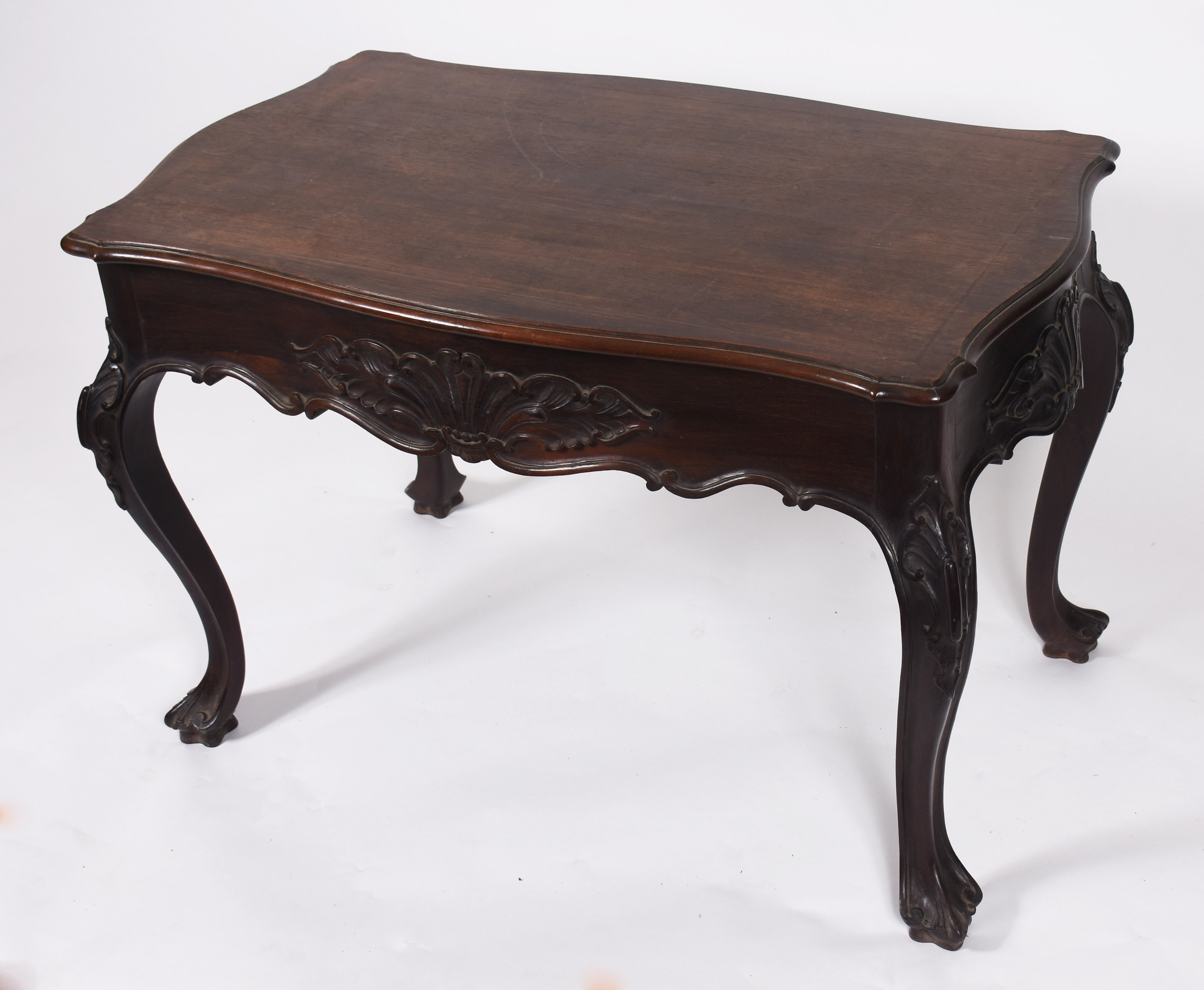 Mesa porta faqueiro – Madeira de jacarandá - Estilo D. José, tampo de... - foto 2 de 3