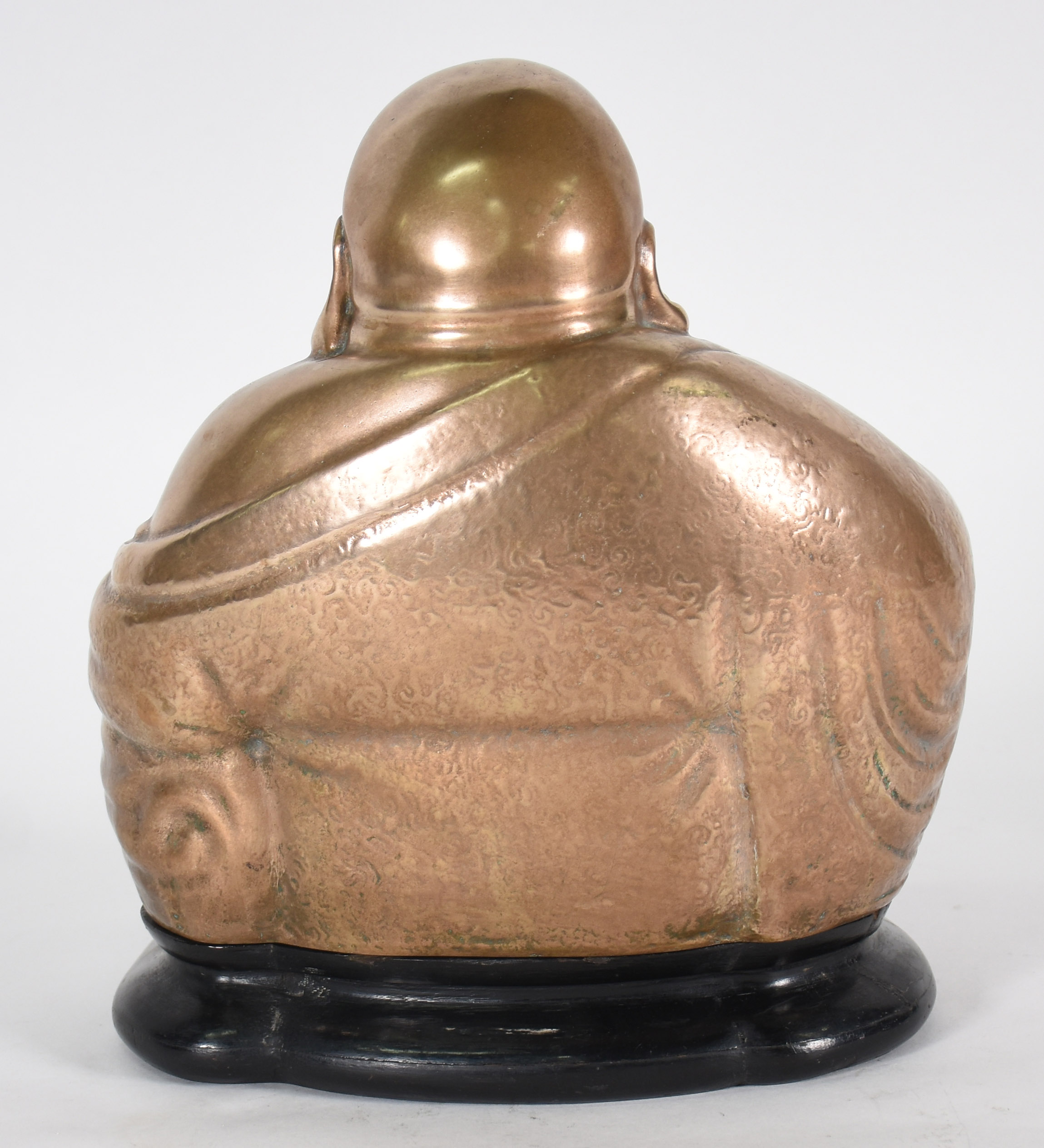 Grande Escultura de metal dourado, representando Buda . Marcada na... - foto 3 de 5