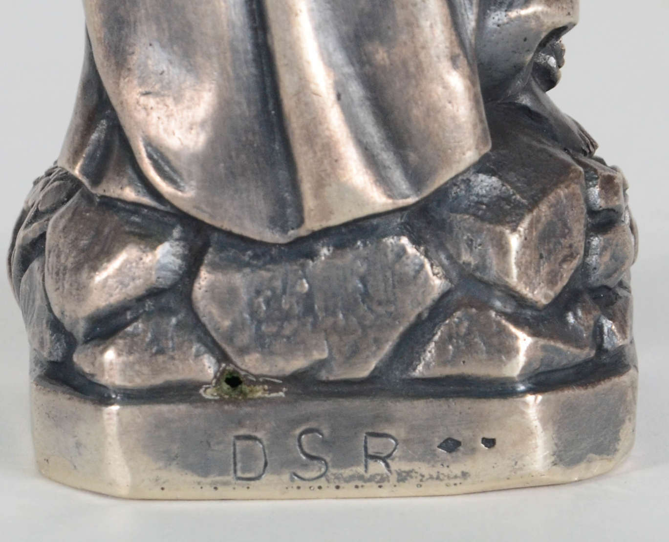 Arte Sacra – Imagem de N. S. de Lourdes – Escultura Francesa – Prata... - foto 6 de 6