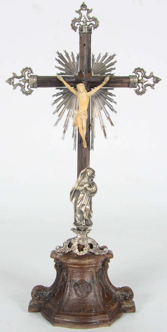 Arte Sacra – Crucifixo Indo português – Pequena imagem do Cristo em... - foto 1 de 3