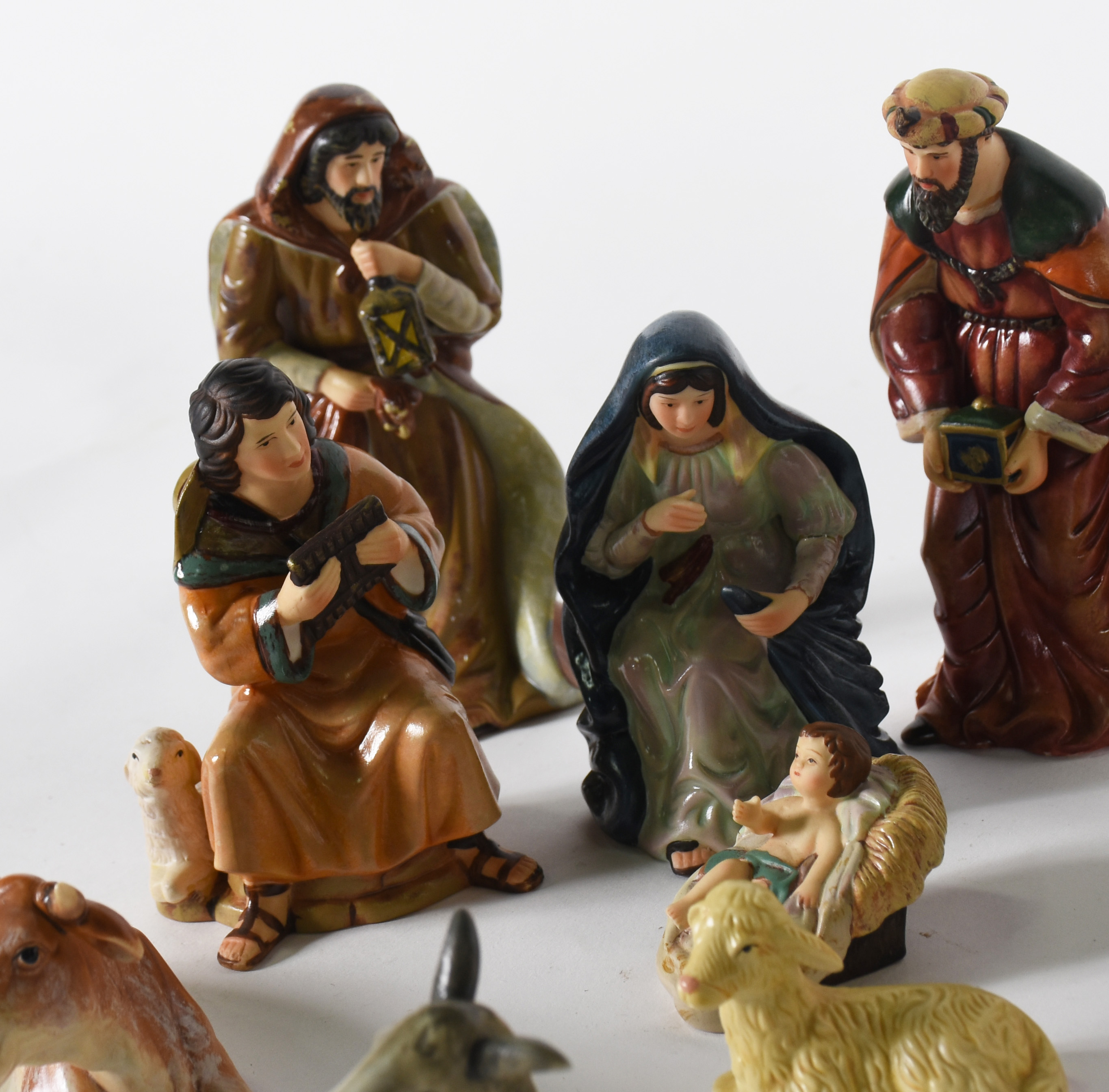 Presépio de porcelana Espanhola com 11 peças . - foto 3 de 5