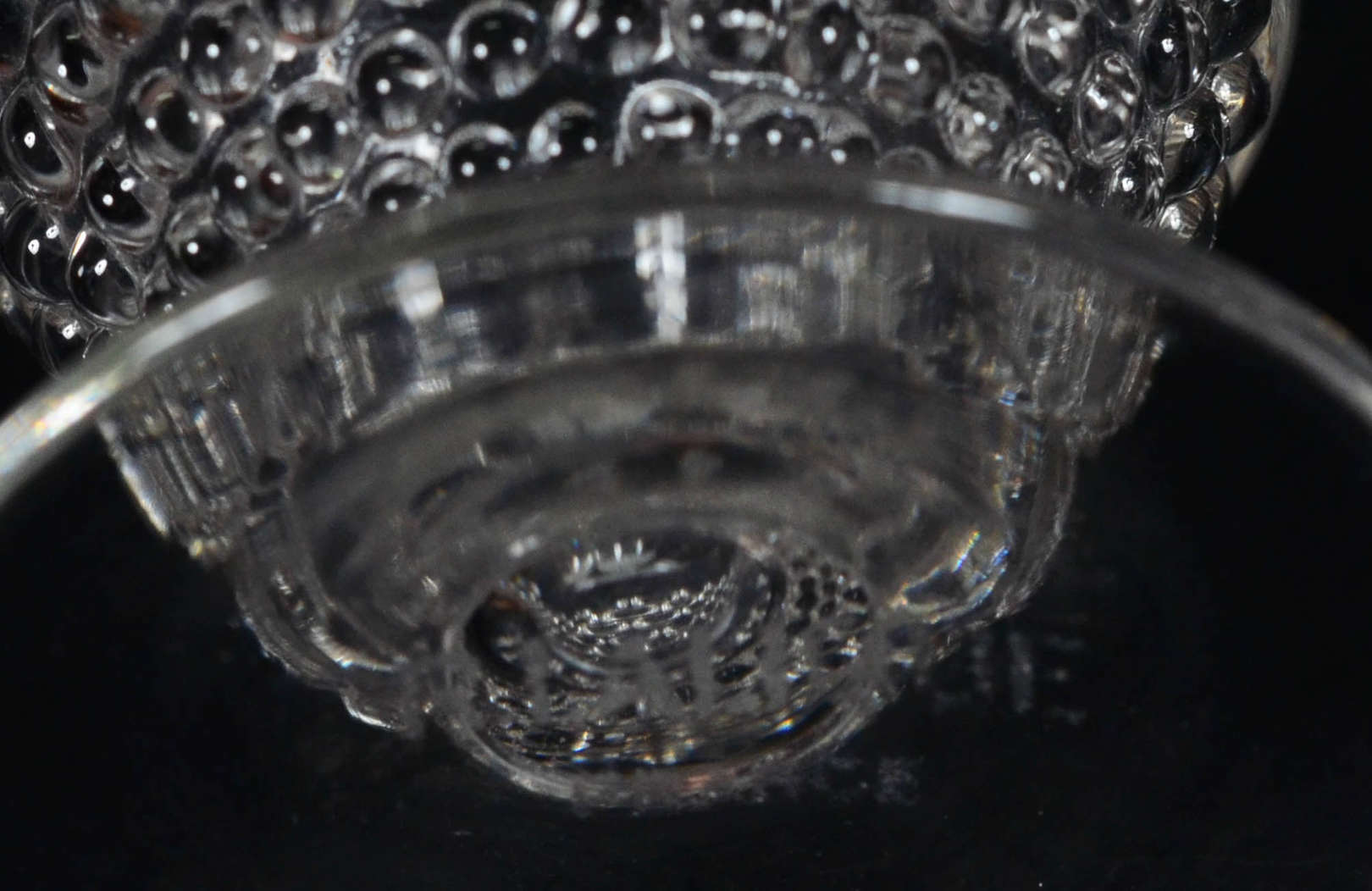 LALIQUE, René – Licoreiro com seis copinhos em cristal francês liso... - foto 3 de 4