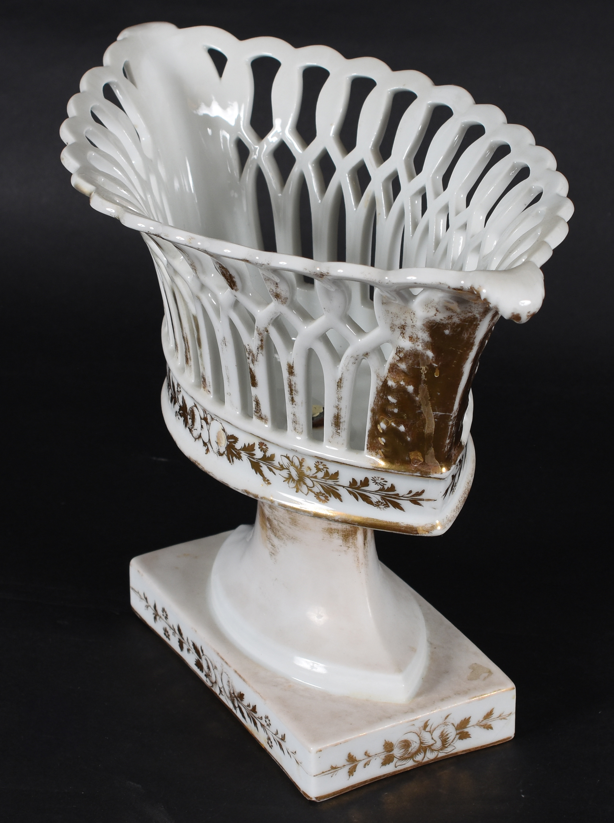 Terno de fruteiras/floreiras – Porcelana francesa “Velho Paris”... - foto 2 de 4