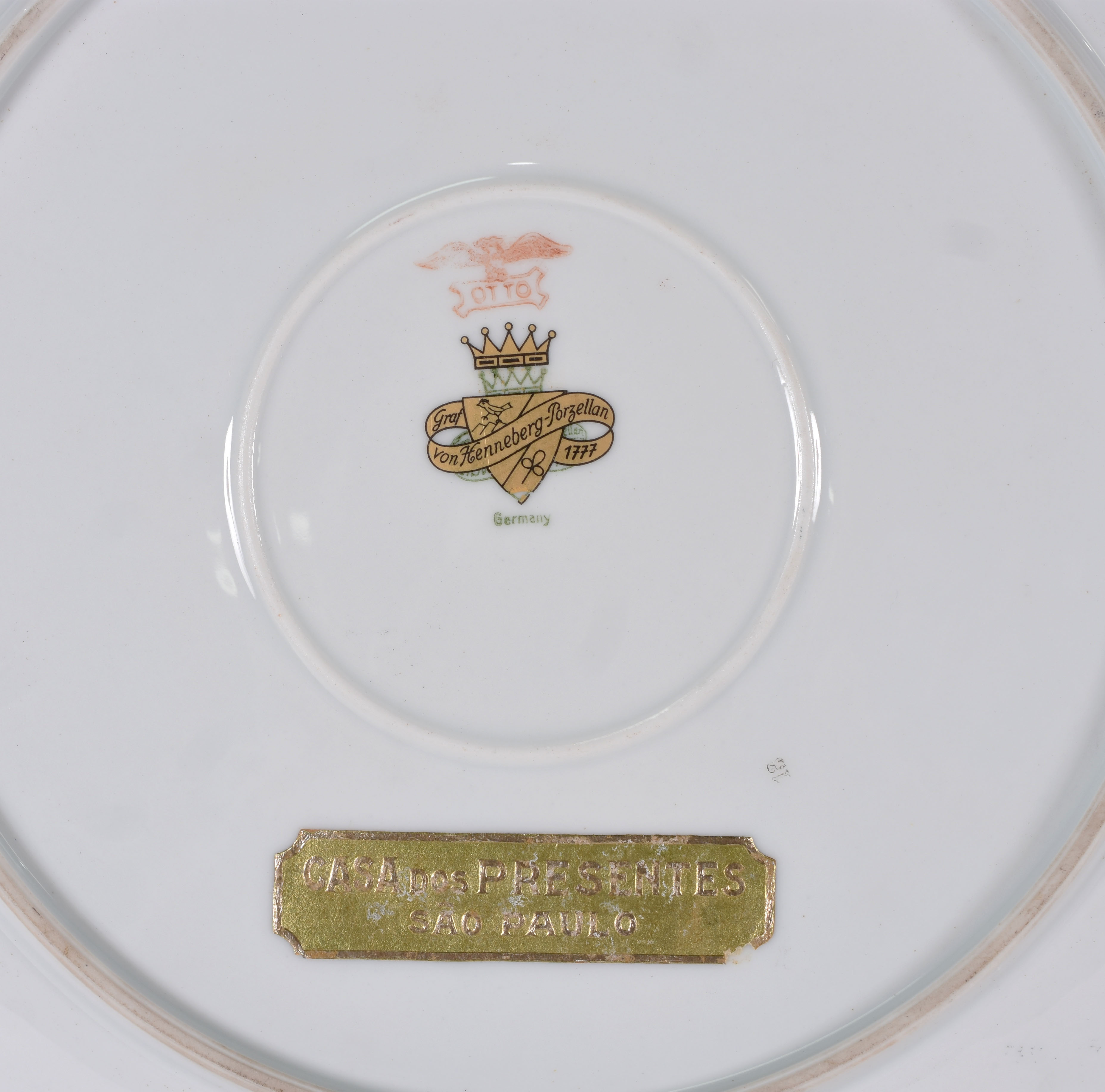 Par de medalhões em porcelana Alemã da Bavária , manufatura VAN... - foto 5 de 6