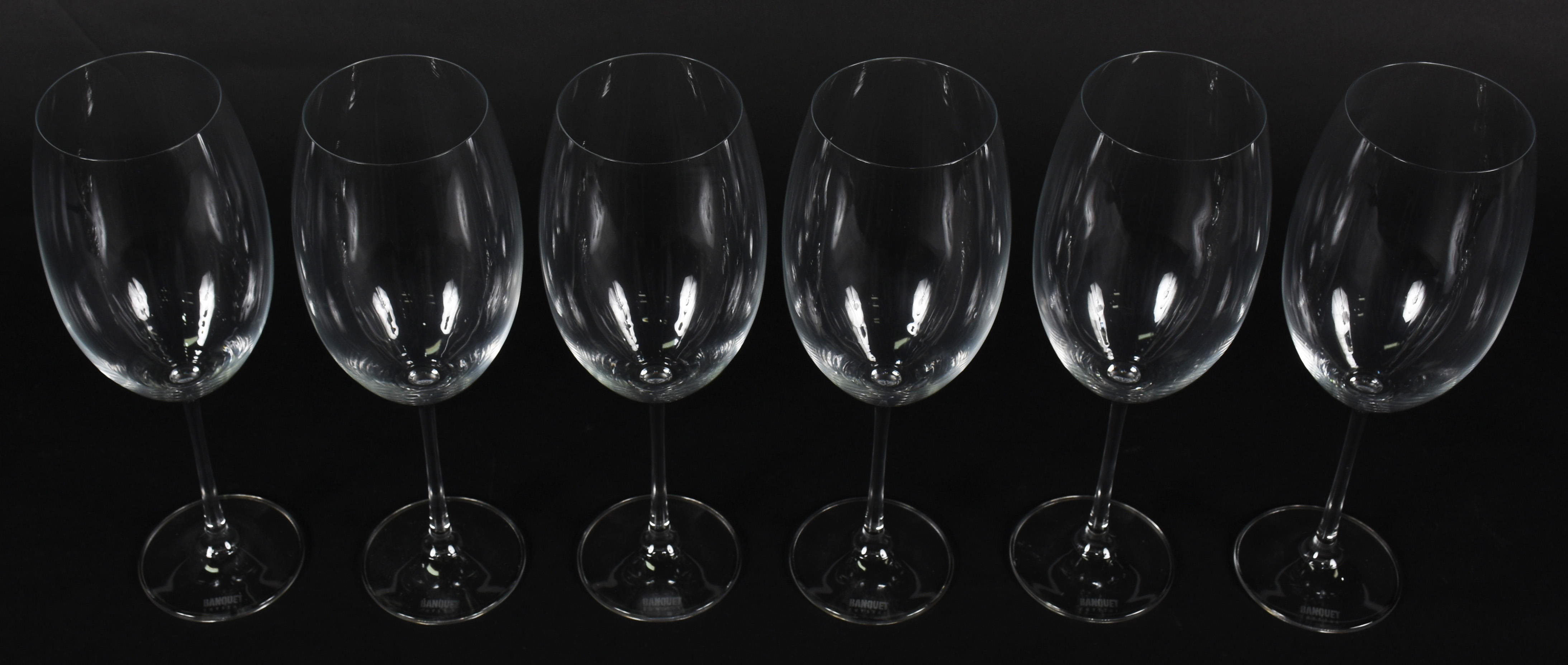 Seis taças de cristal da Bohemia para vinho tinto - 800 ml - foto 4 de 4