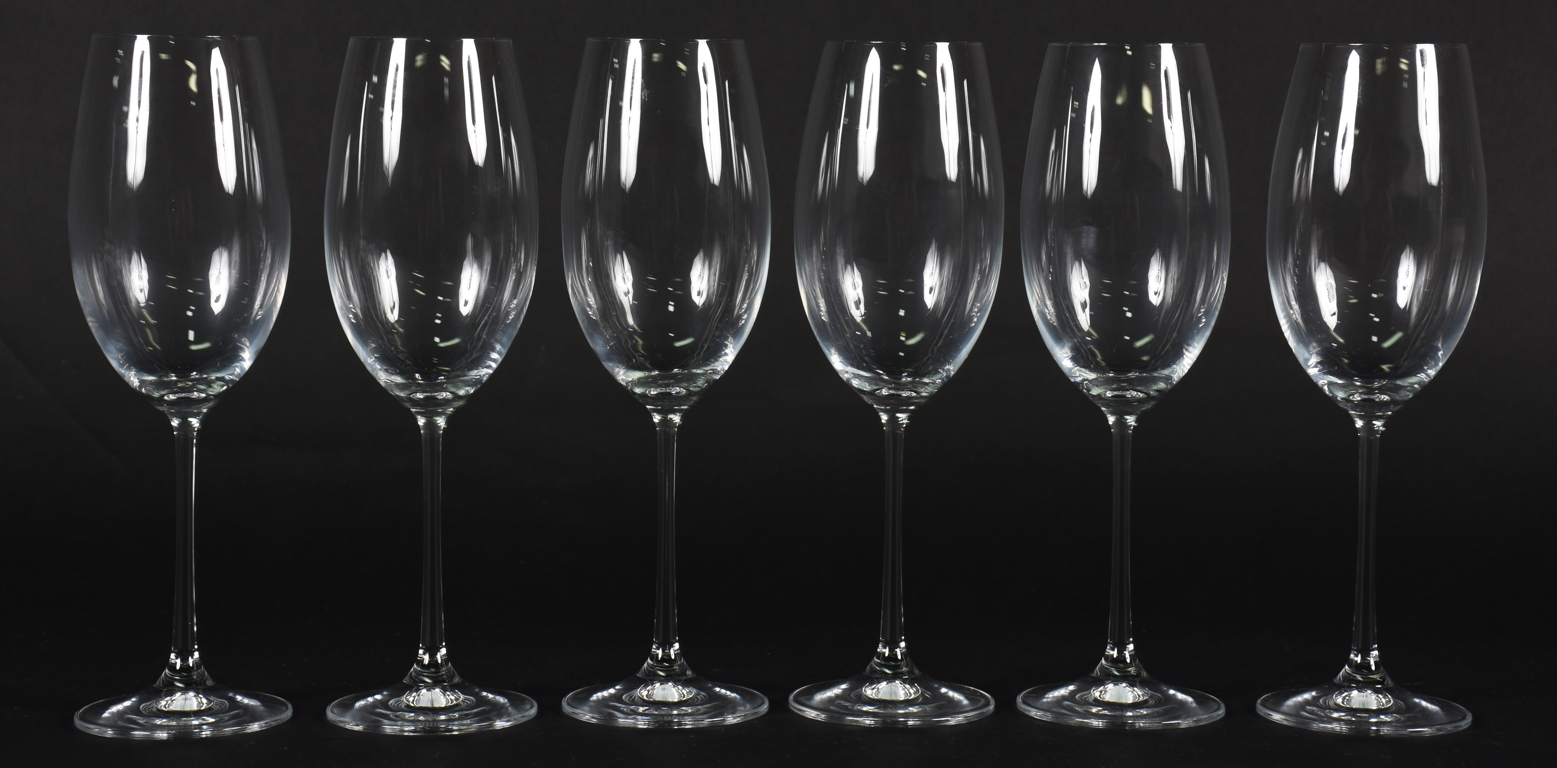 Seis taças de cristal da Bohemia para vinho branco 460 ml - foto 1 de 4