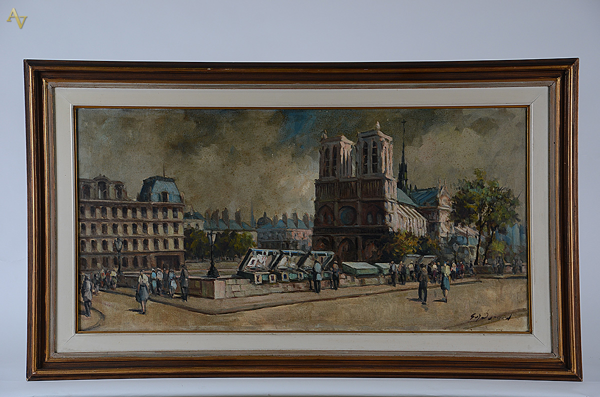 ASSINATURA NÃO IDENTIFICADA - Igreja de Notre Dame Paris - ost - 118... - foto 1 de 3