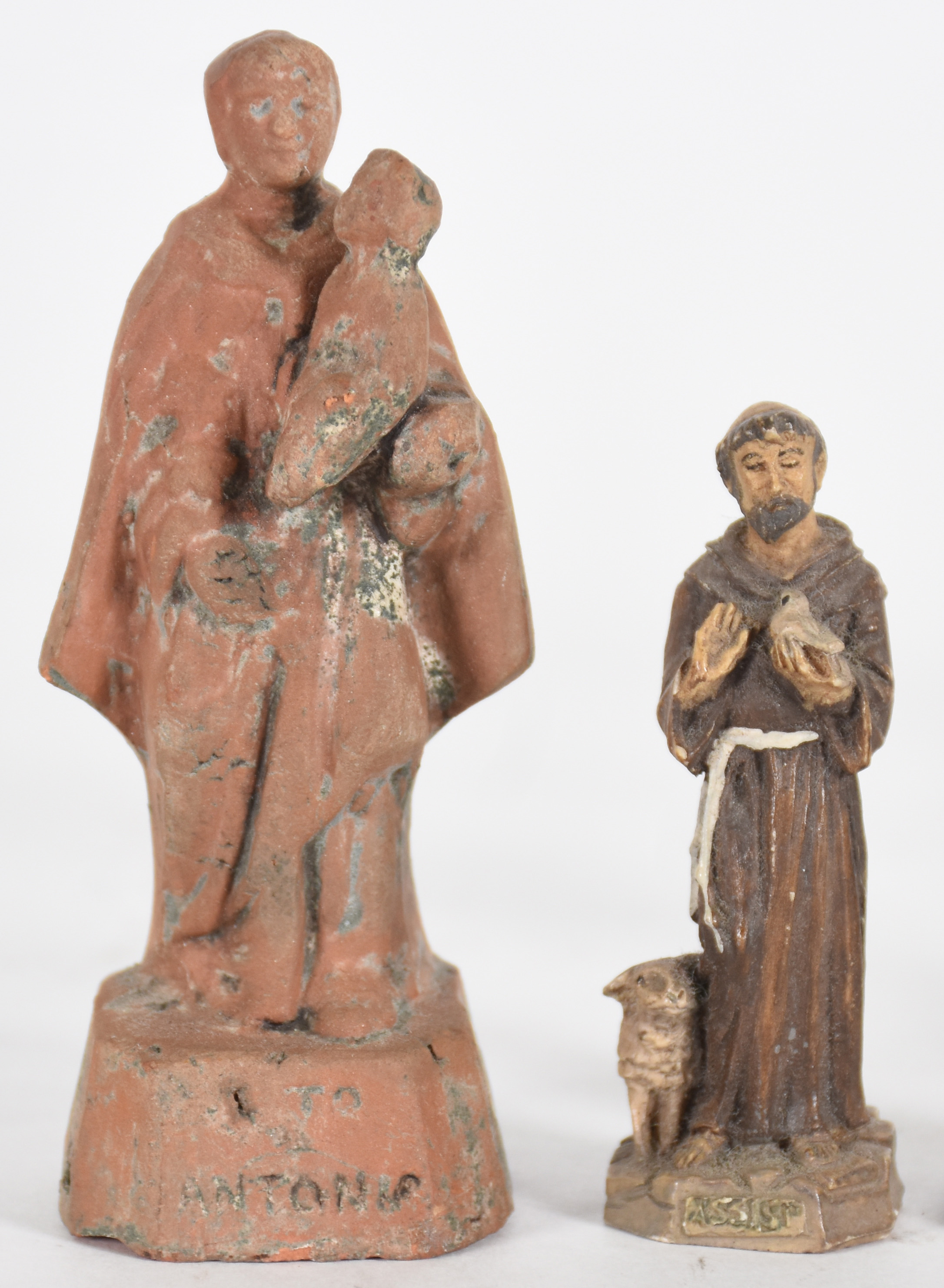 Seis peças sacras, para oratório, sendo : Crucifixo com figura de... - foto 4 de 8