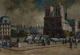 ASSINATURA NÃO IDENTIFICADA - Igreja de Notre D... - ASSINATURA NÃO IDENTIFICADA - Igreja de Notre Dame Paris - ost - 118 x 60