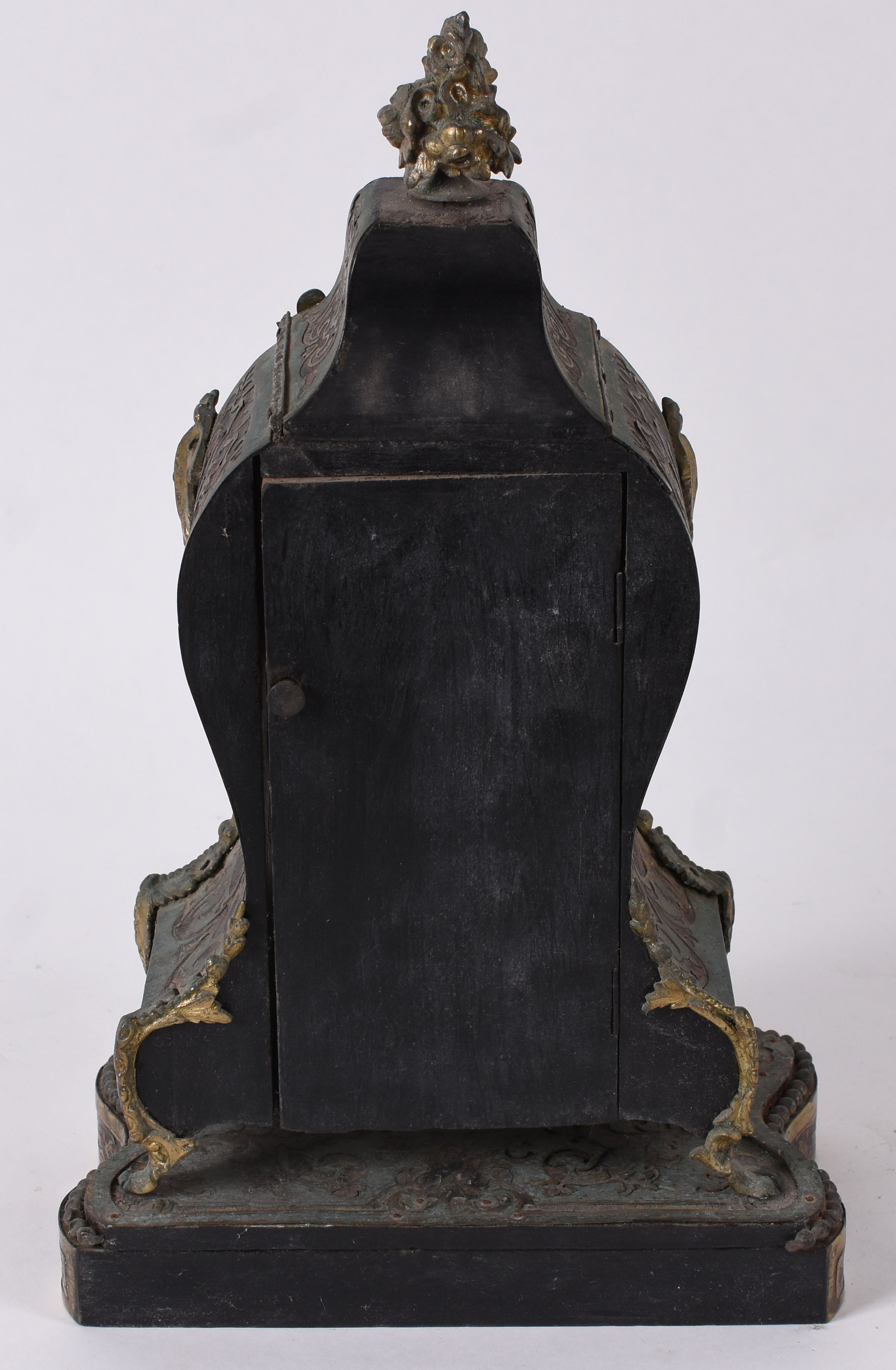 Relógio de mesa – Bronze e tartaruga vermelha – Decoração “Boule” em... - foto 4 de 5