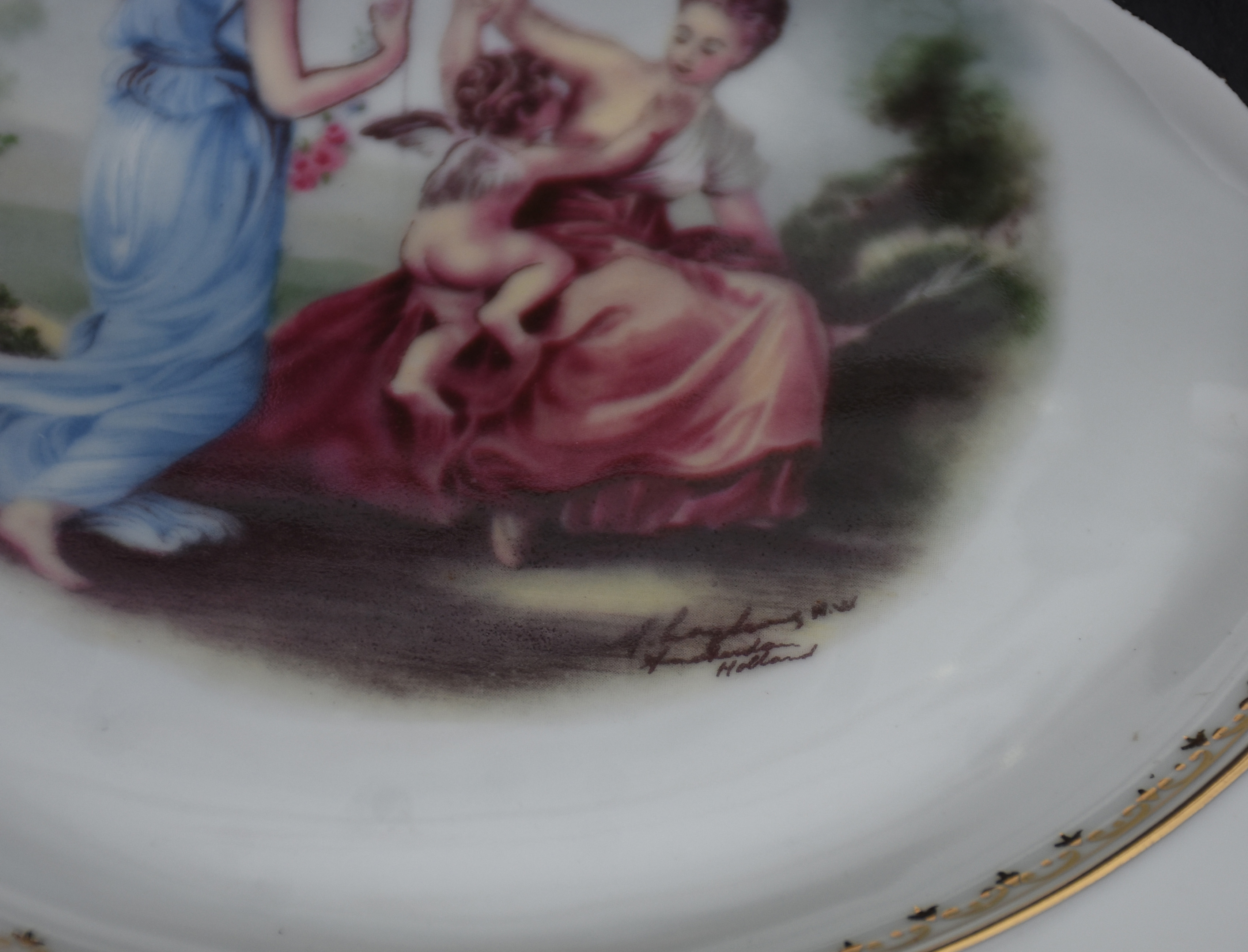Aparelho de jantar de porcelana Real composto de : 12 pratos rasos... - foto 4 de 6