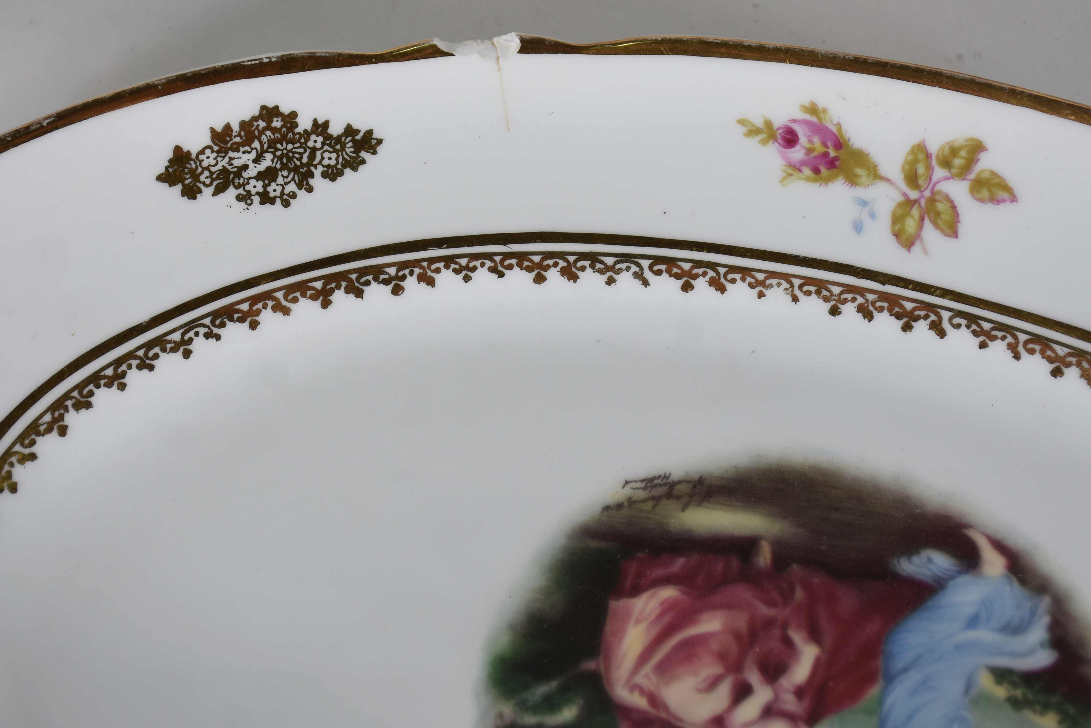 Aparelho de jantar de porcelana Real composto de : 12 pratos rasos... - foto 5 de 6