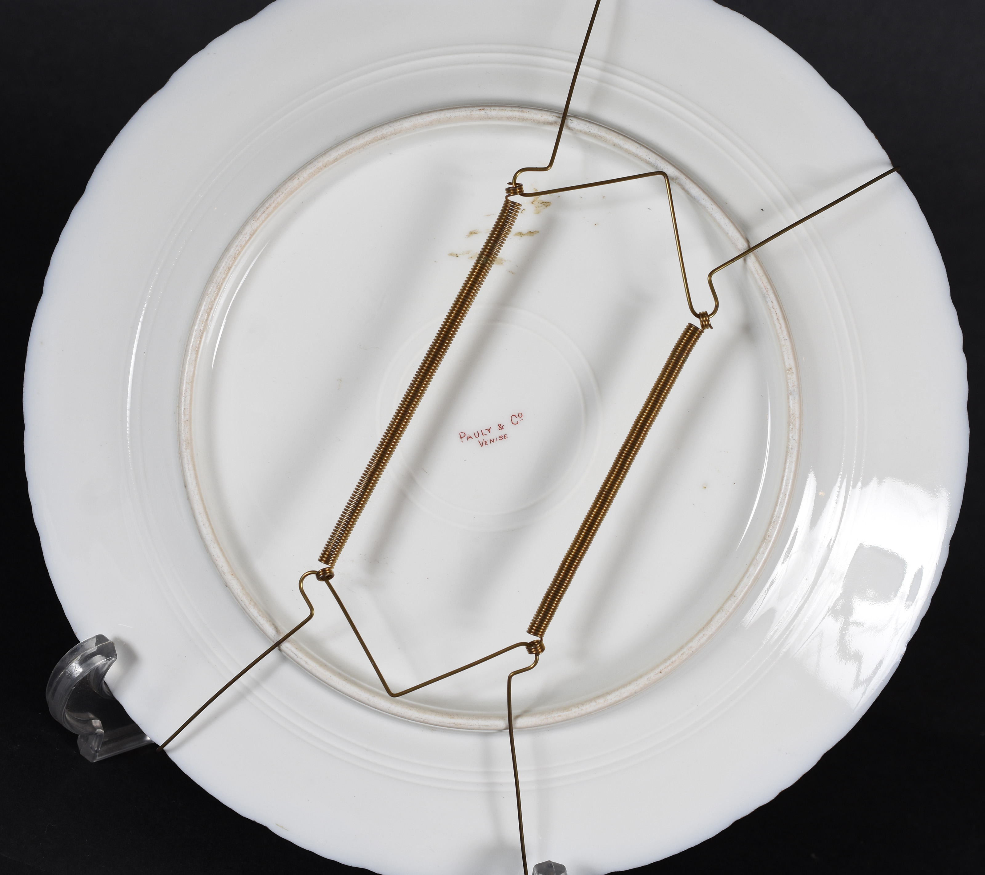 Prato decorativo – Porcelana de Sèvres – Decoração em azul cobalto e... - foto 3 de 3