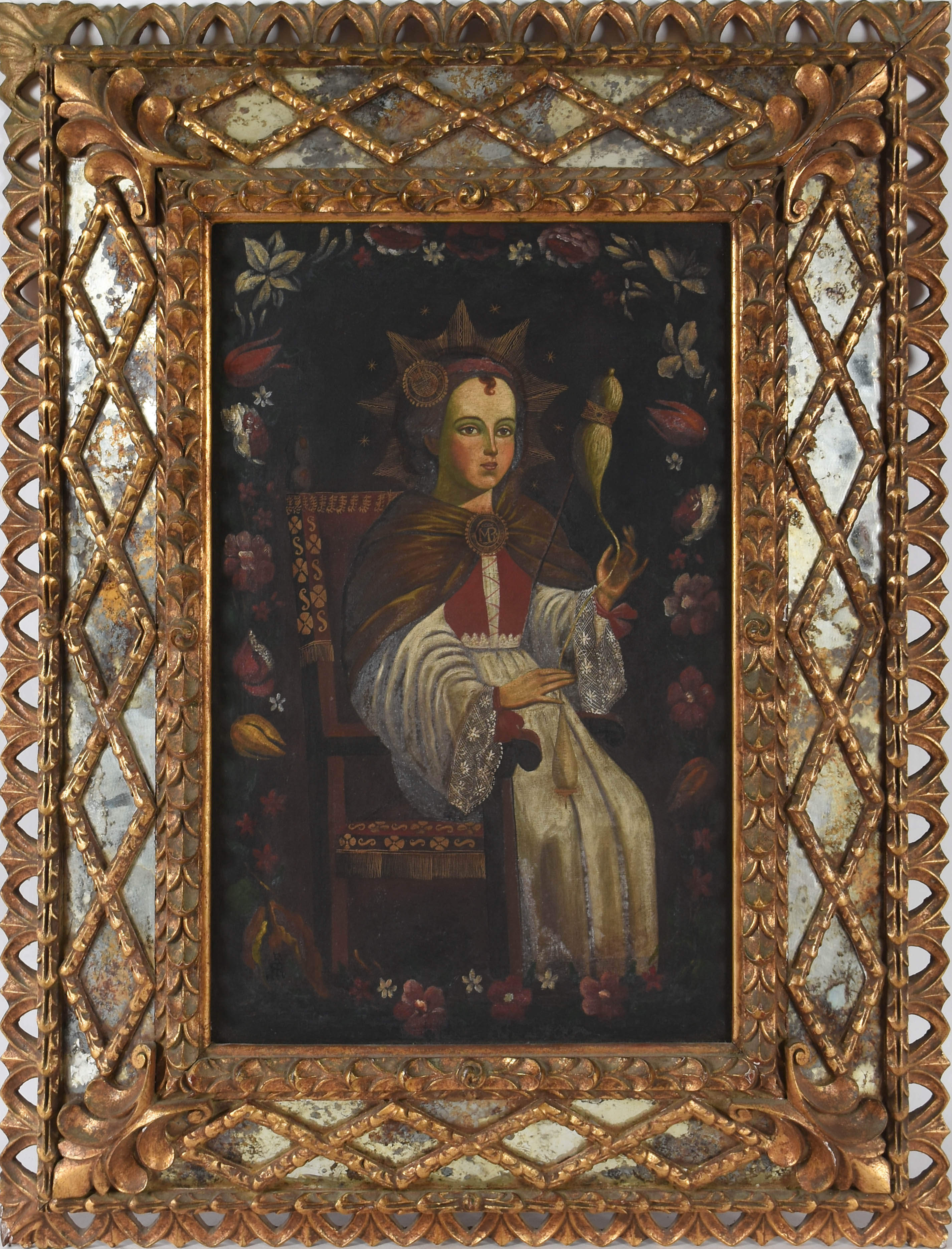 Escola Cusquenha (1538), Virgem Maria menina - foto 1 de 2