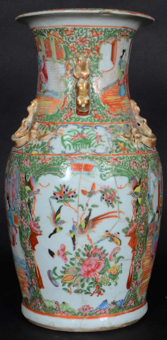 Jarrão Chinês – Porcelana chinesa – Decoração dita Mandarim, nas... - foto 1 de 5