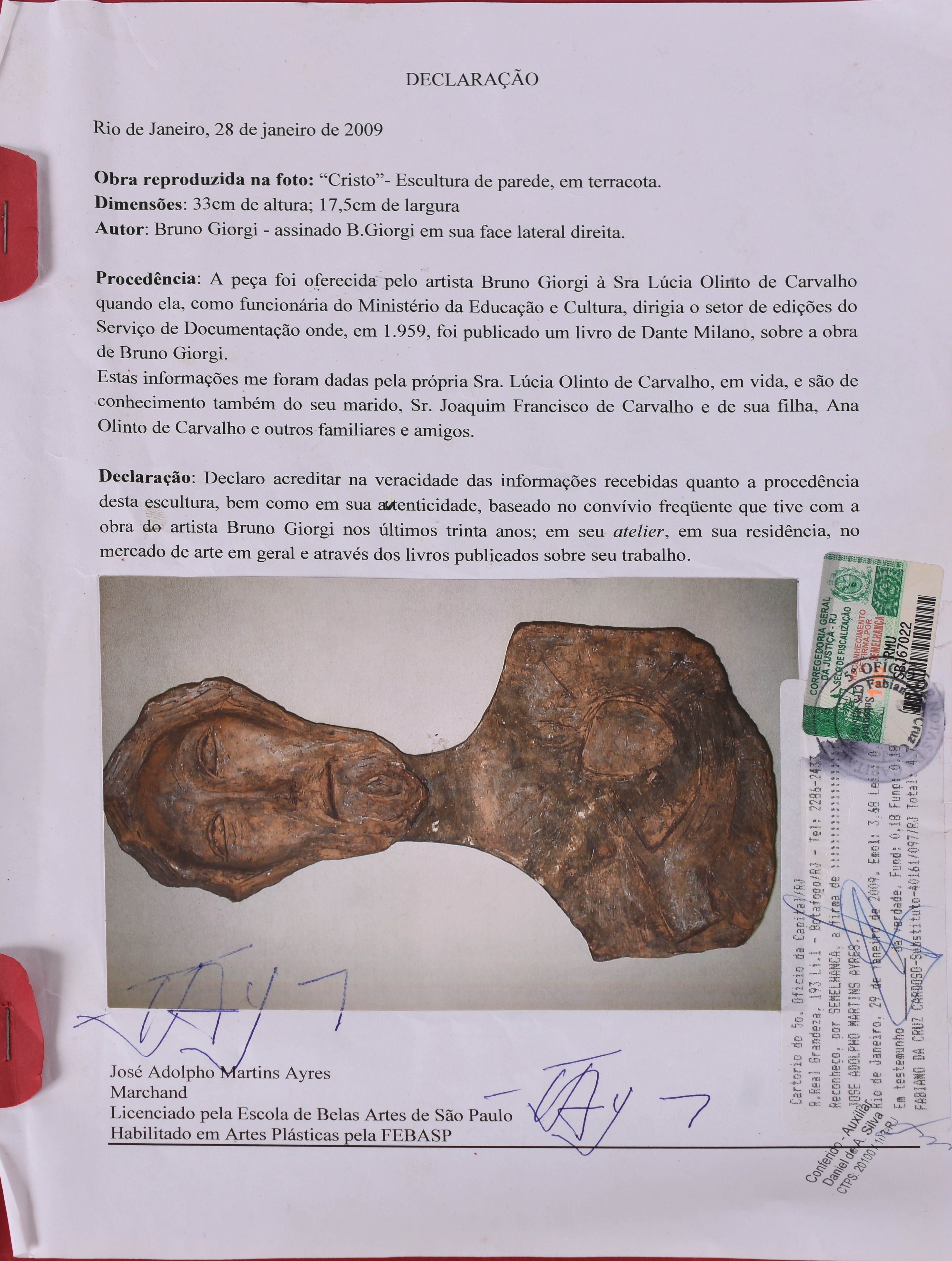 Bruno Giorgi (1905-1993), Busto de cristo - foto 3 de 4