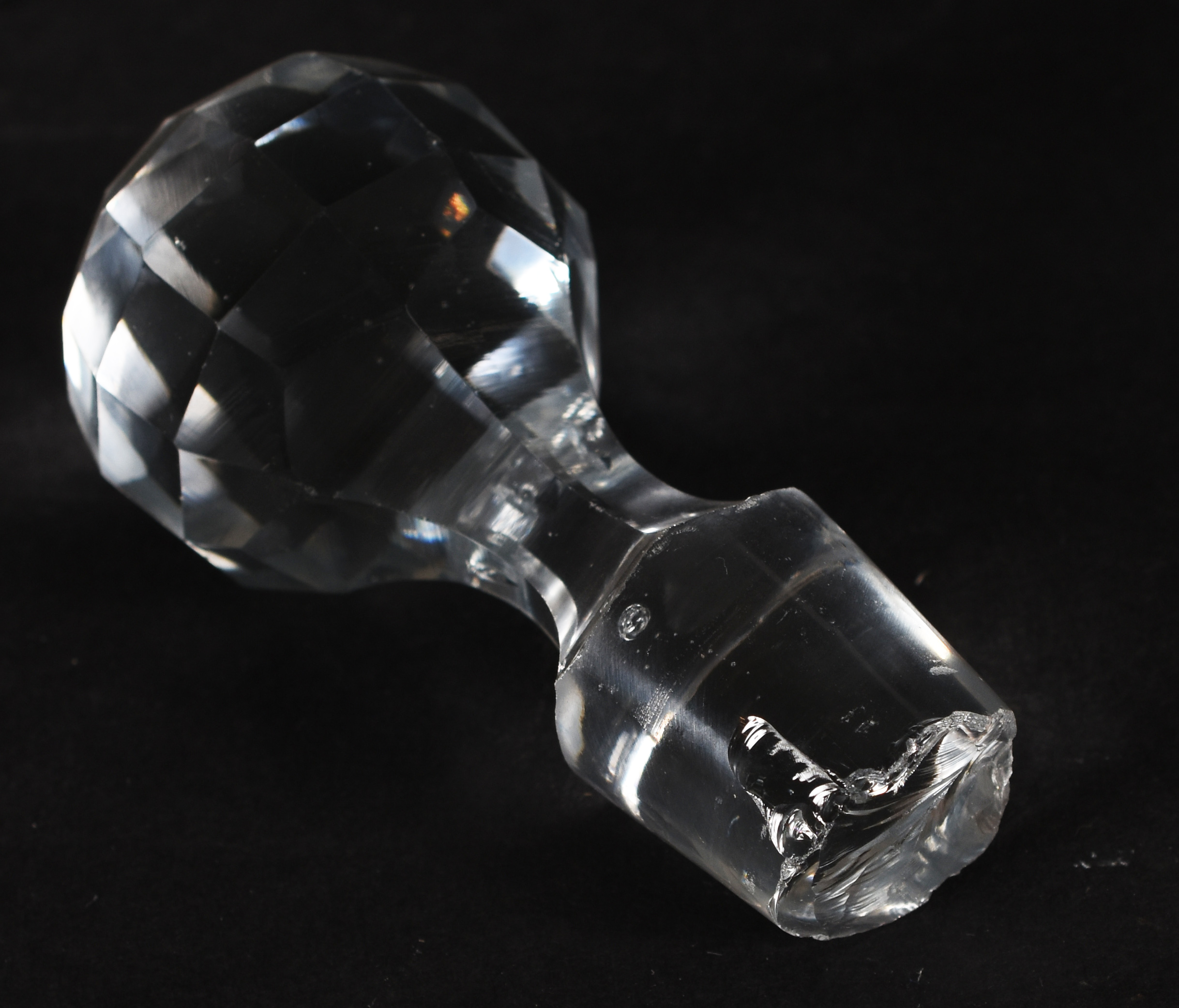 Garrafa – Cristal Saint Louis – Decoração lavrada em guirlandas... - foto 3 de 3