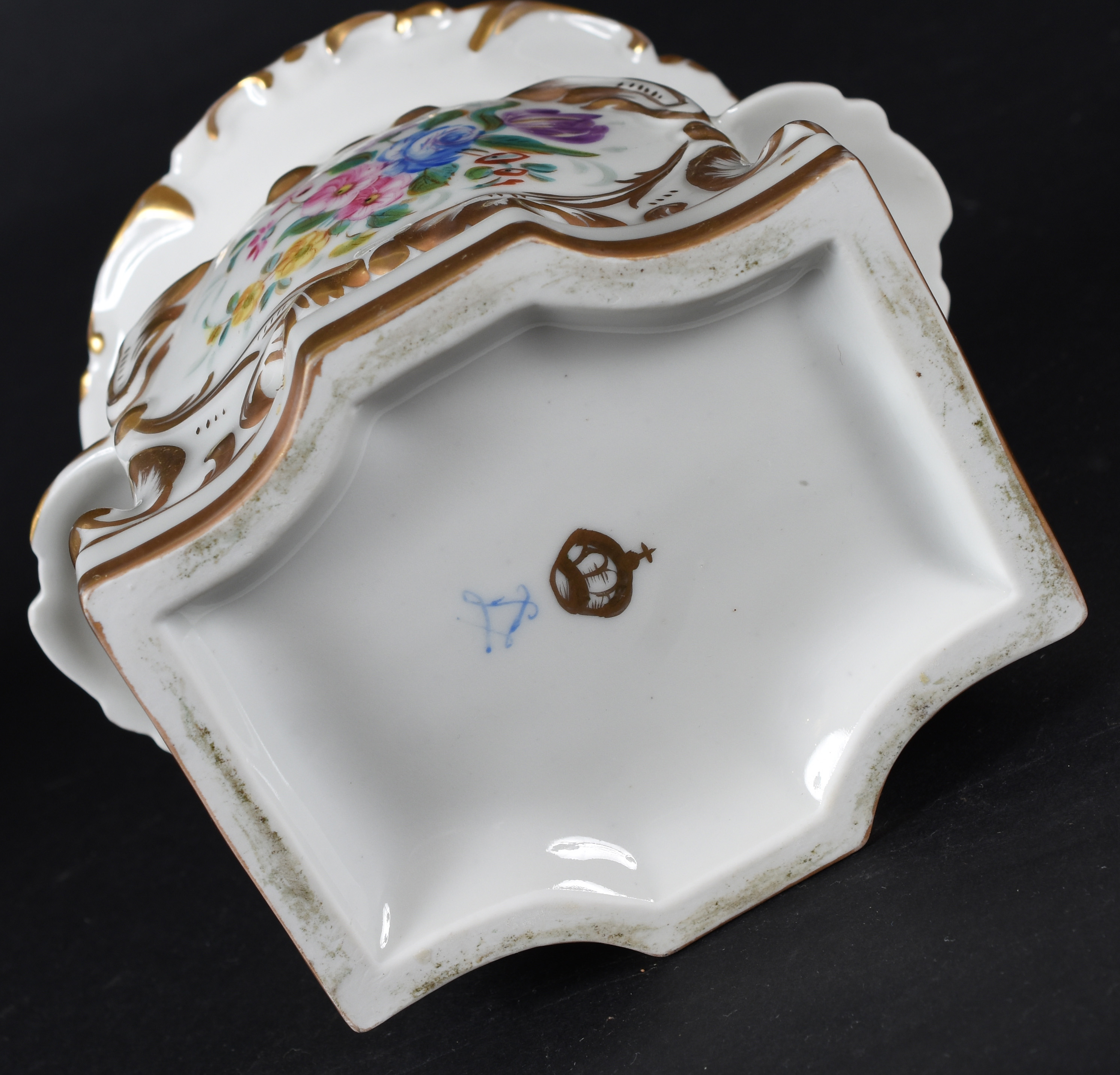 Veilleuse “Velho Paris” – Porcelana francesa – Decoração floral em... - foto 5 de 5
