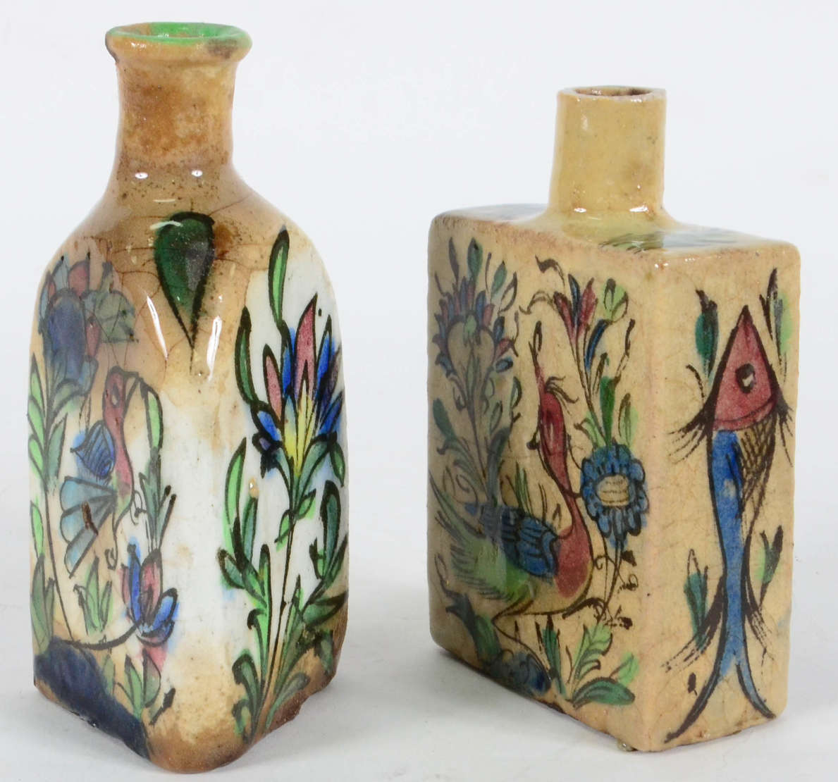 Cerâmica Persa - Dois perfumeiros de Cerâmica vitrificada - Decoração... - foto 3 de 4