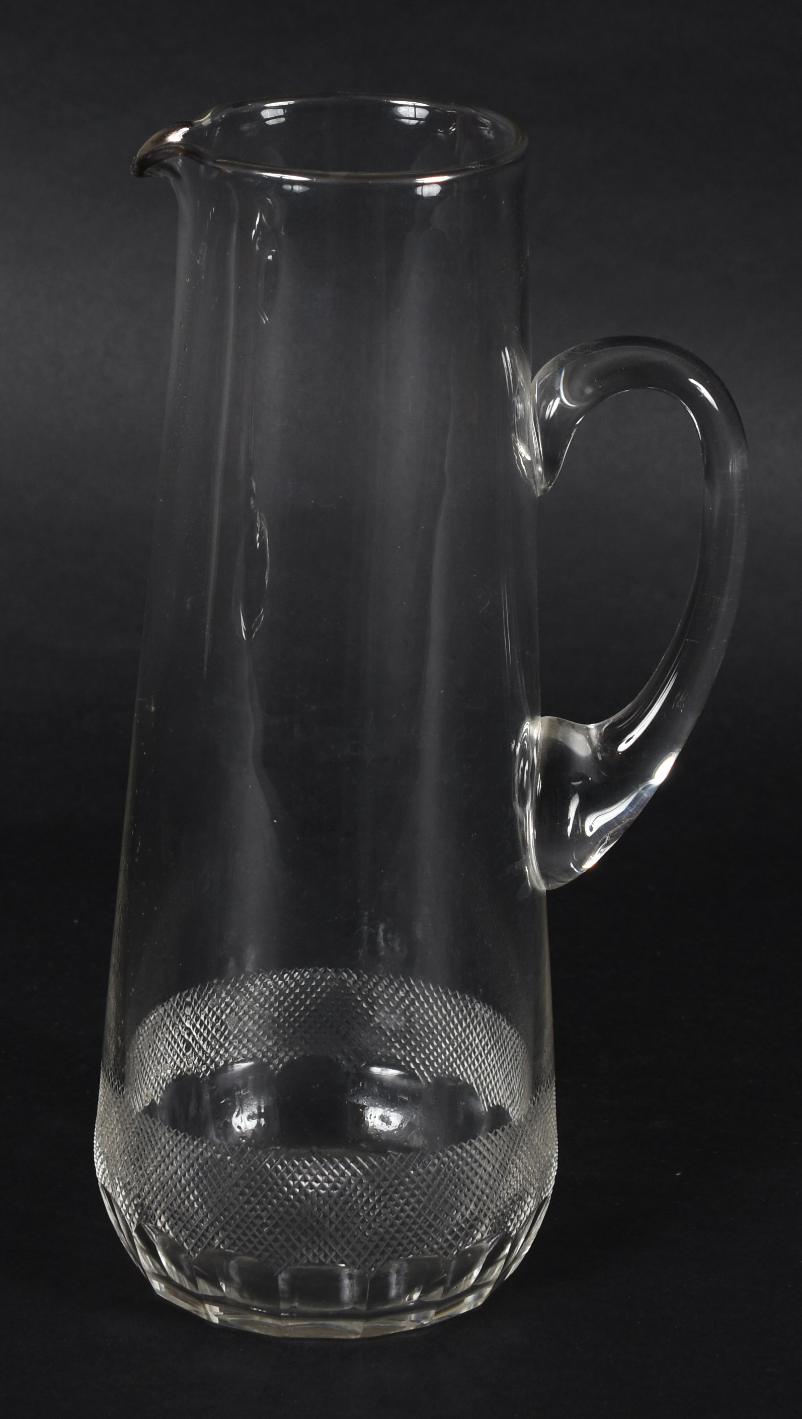 Jarra para água – Cristal francês – Decoração com friso prata na... - foto 1 de 2