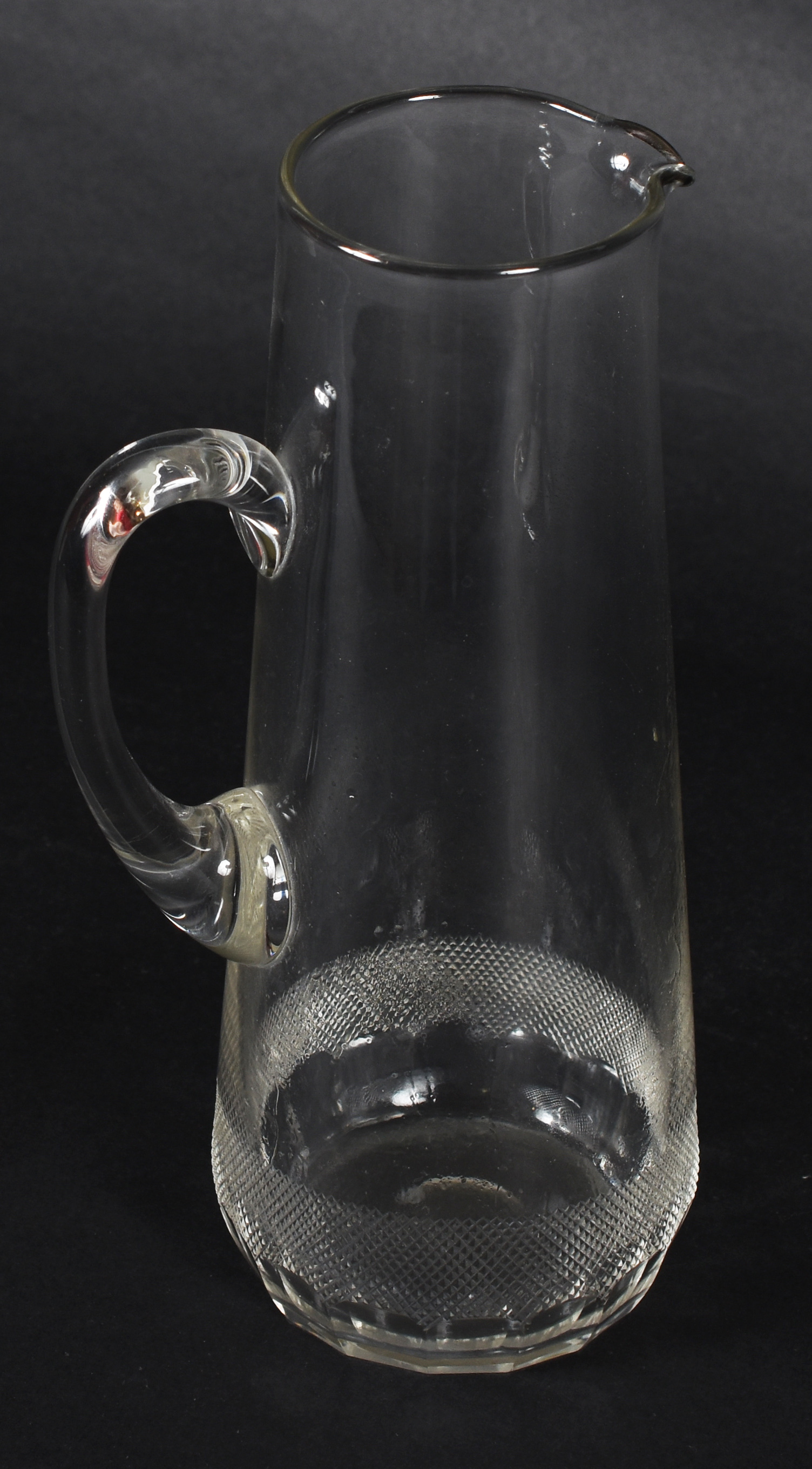 Jarra para água – Cristal francês – Decoração com friso prata na... - foto 2 de 2