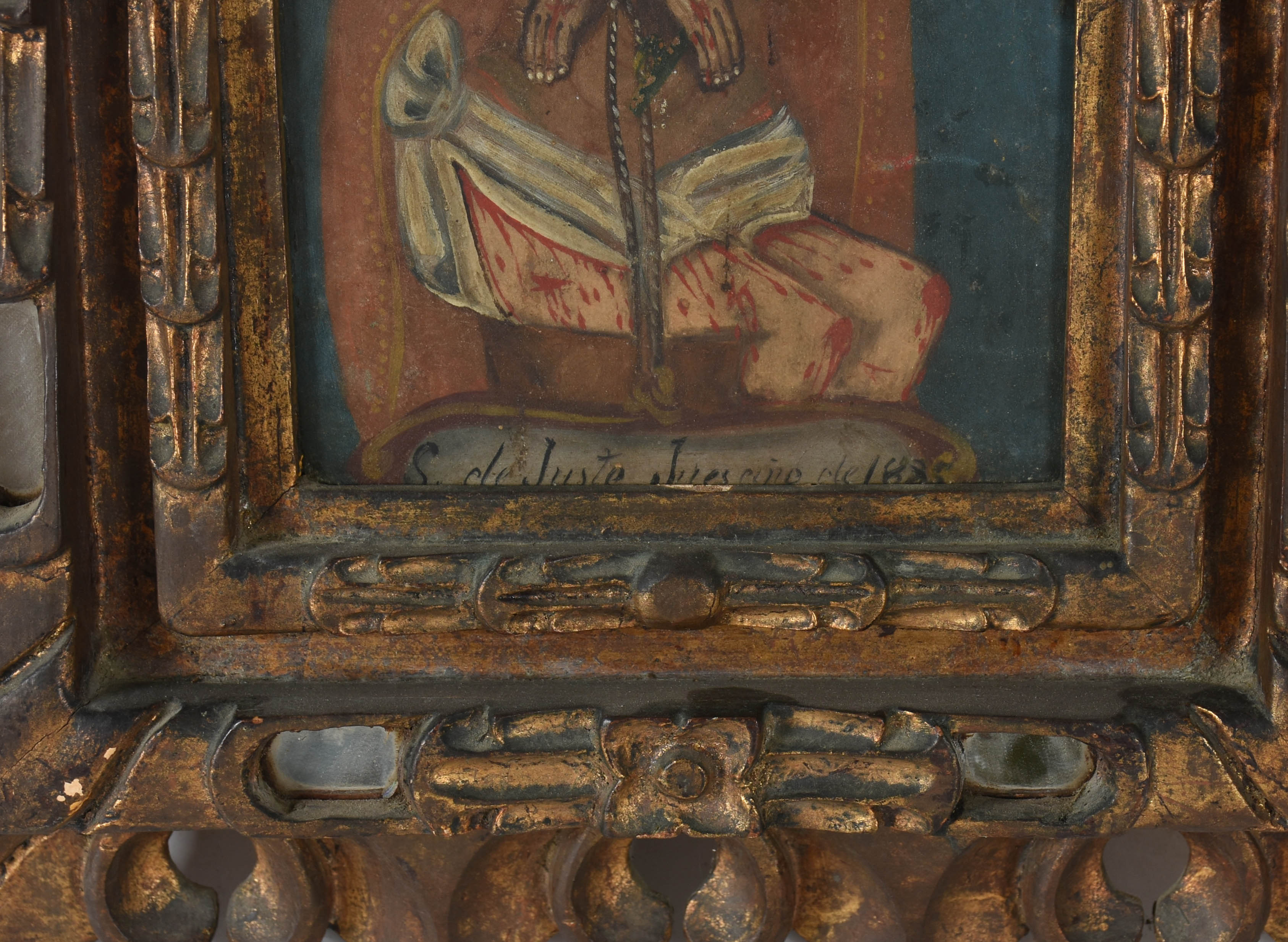 Ex – voto “Ecce Homo” – Cristo flagelado e manietado – Pintura... - foto 2 de 3