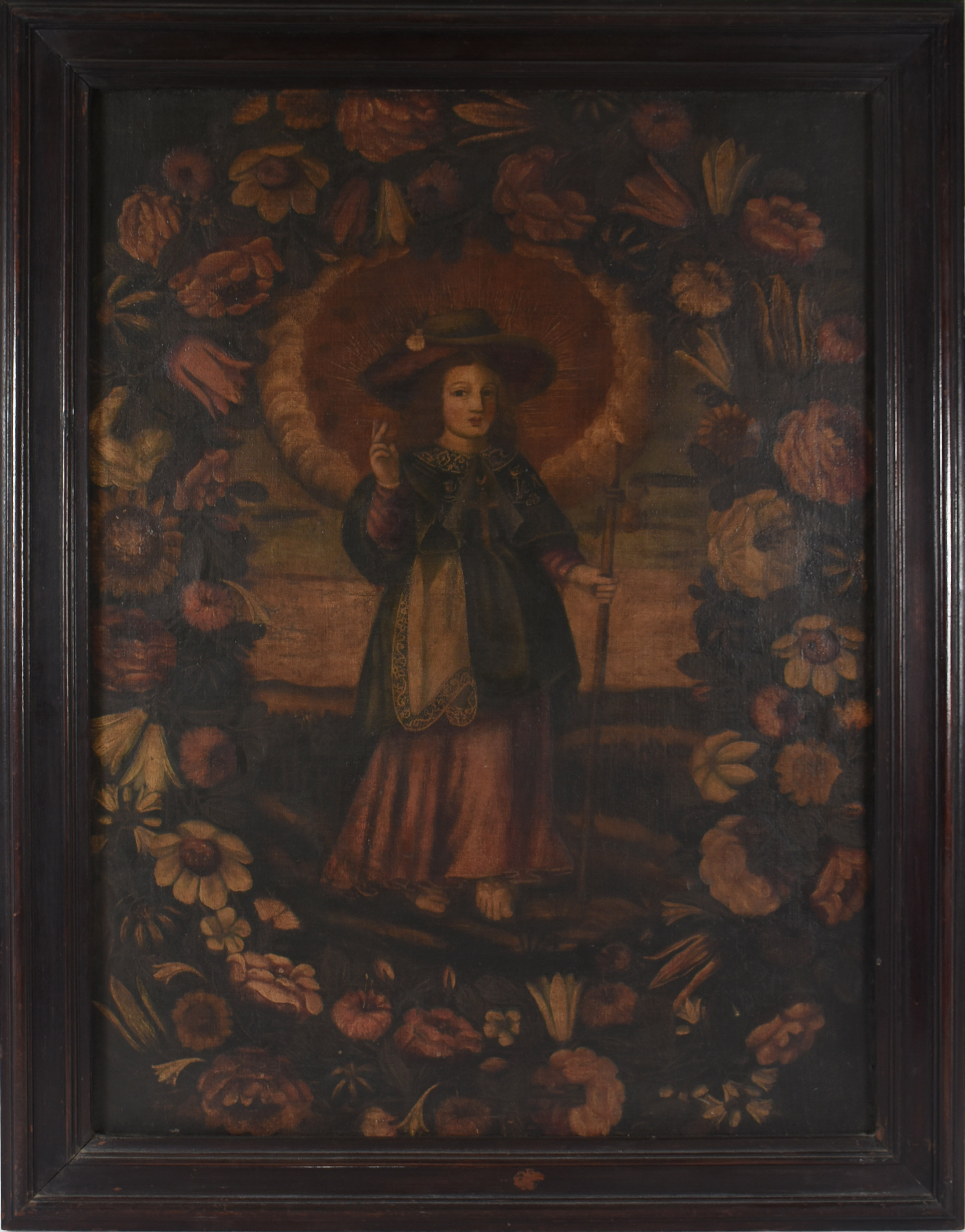 Escola Cusquenha (1538), Menino Jesus caminhante - foto 1 de 2