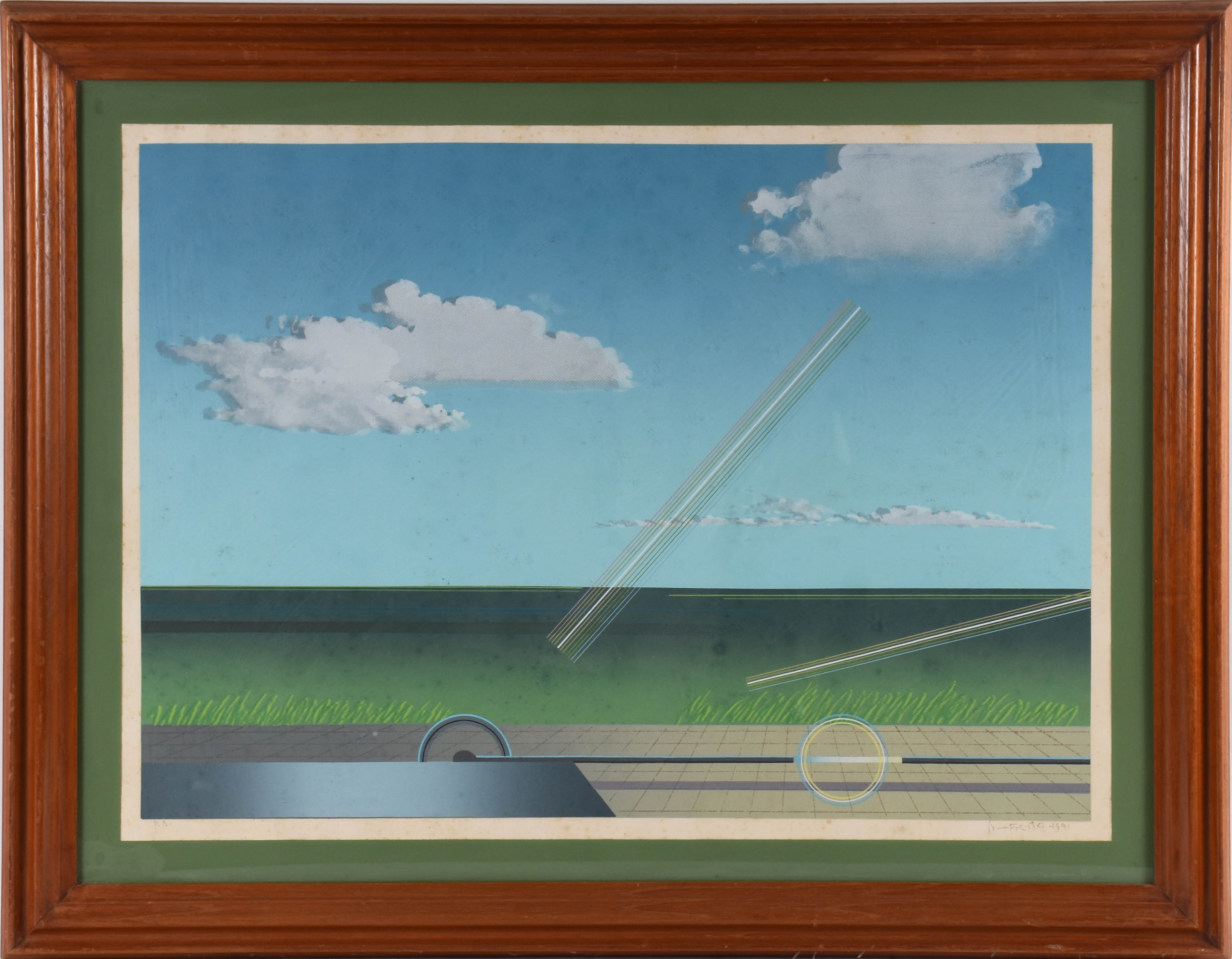 Ivan Freitas (1932-2006), Paisagem Surrealista - foto 1 de 4