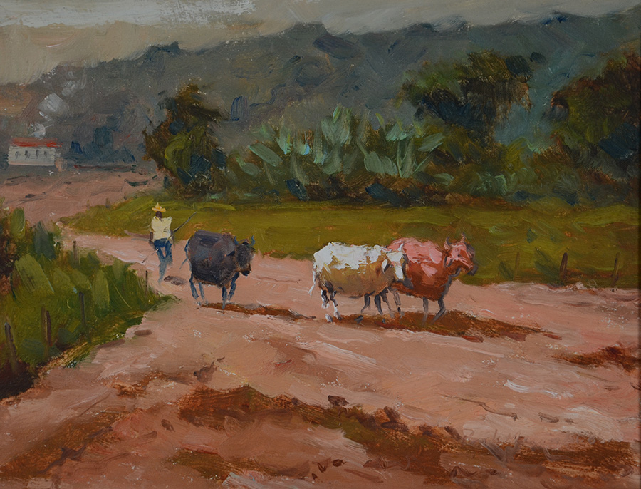 PAULO MARINHO - Paisagem rural - ost - 35 x 27 - foto 2 de 4