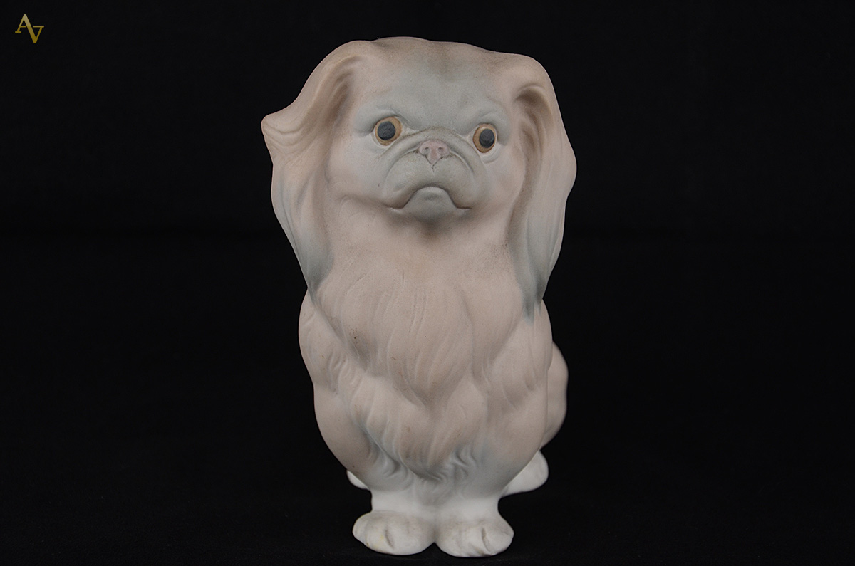 Escultura de porcelana LLADRO representando cachorro. Altura 16 cm. - foto 1 de 2