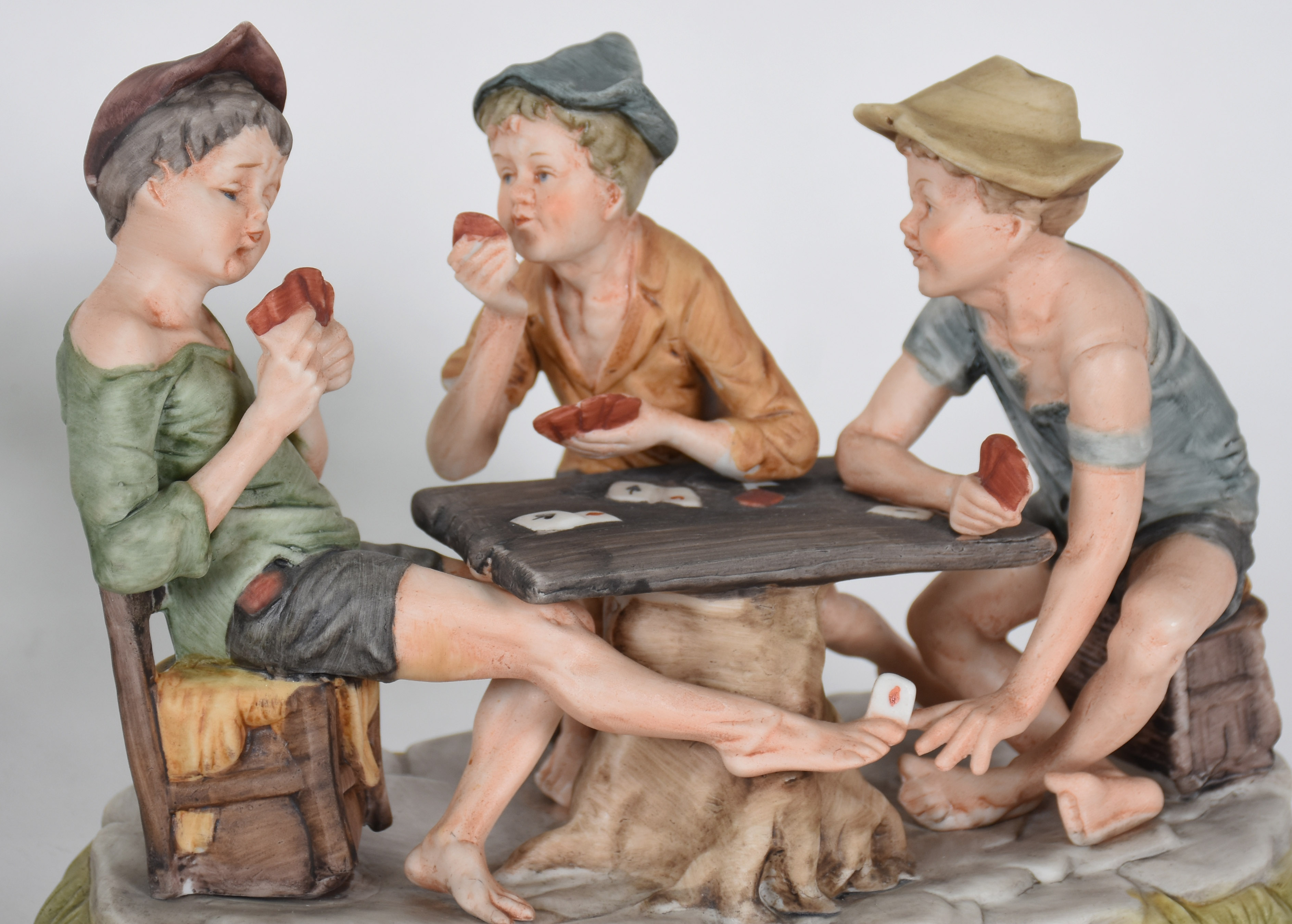 Cinco estatuetas Italianas diversas de biscuit policromado... - foto 3 de 10
