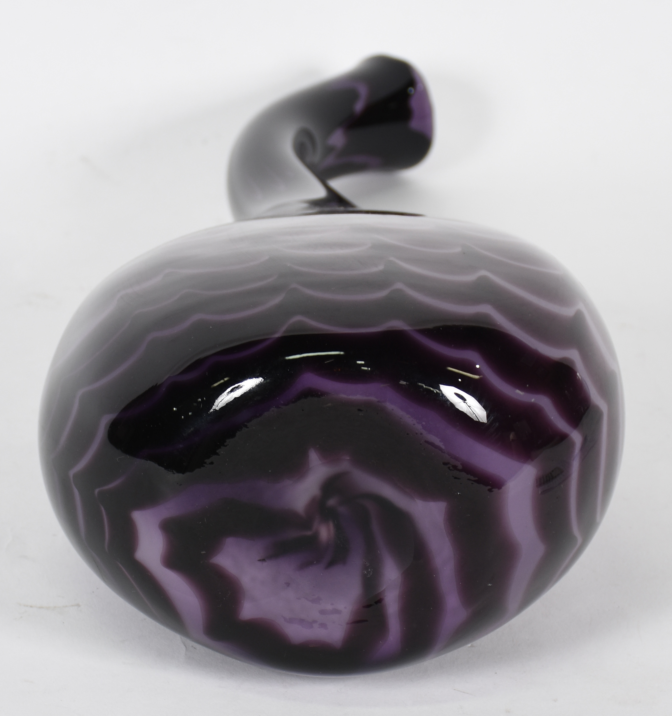 Vaso de Murano com ponta , preto e roxo - foto 4 de 4