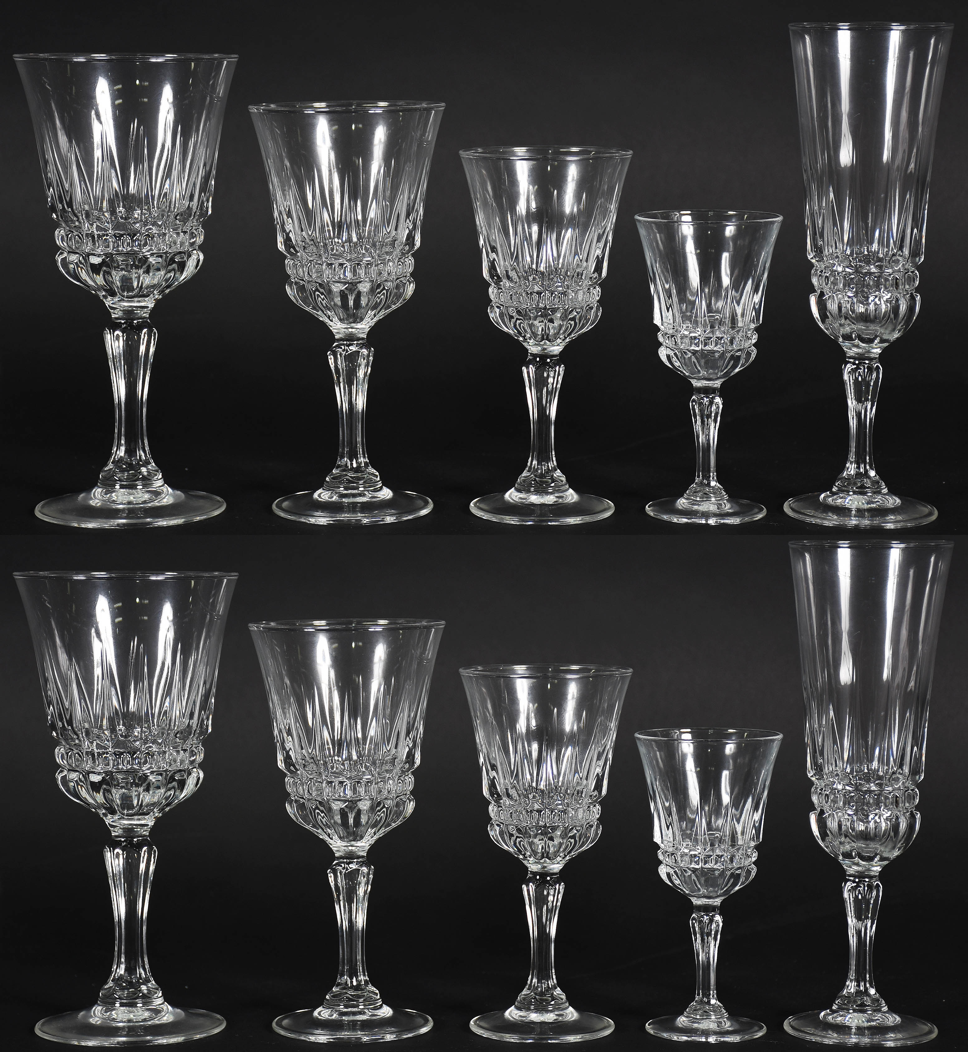 Serviço Luminarc, France composto de : 12 flutes , 12 para vinho... - foto 1 de 4
