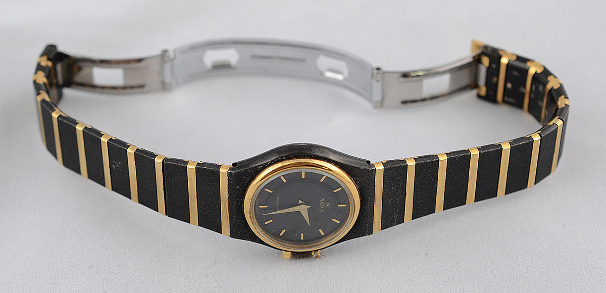 NATAN - Relógio feminino a quartz, aço e metal na pulseira, mostrador... - foto 3 de 4