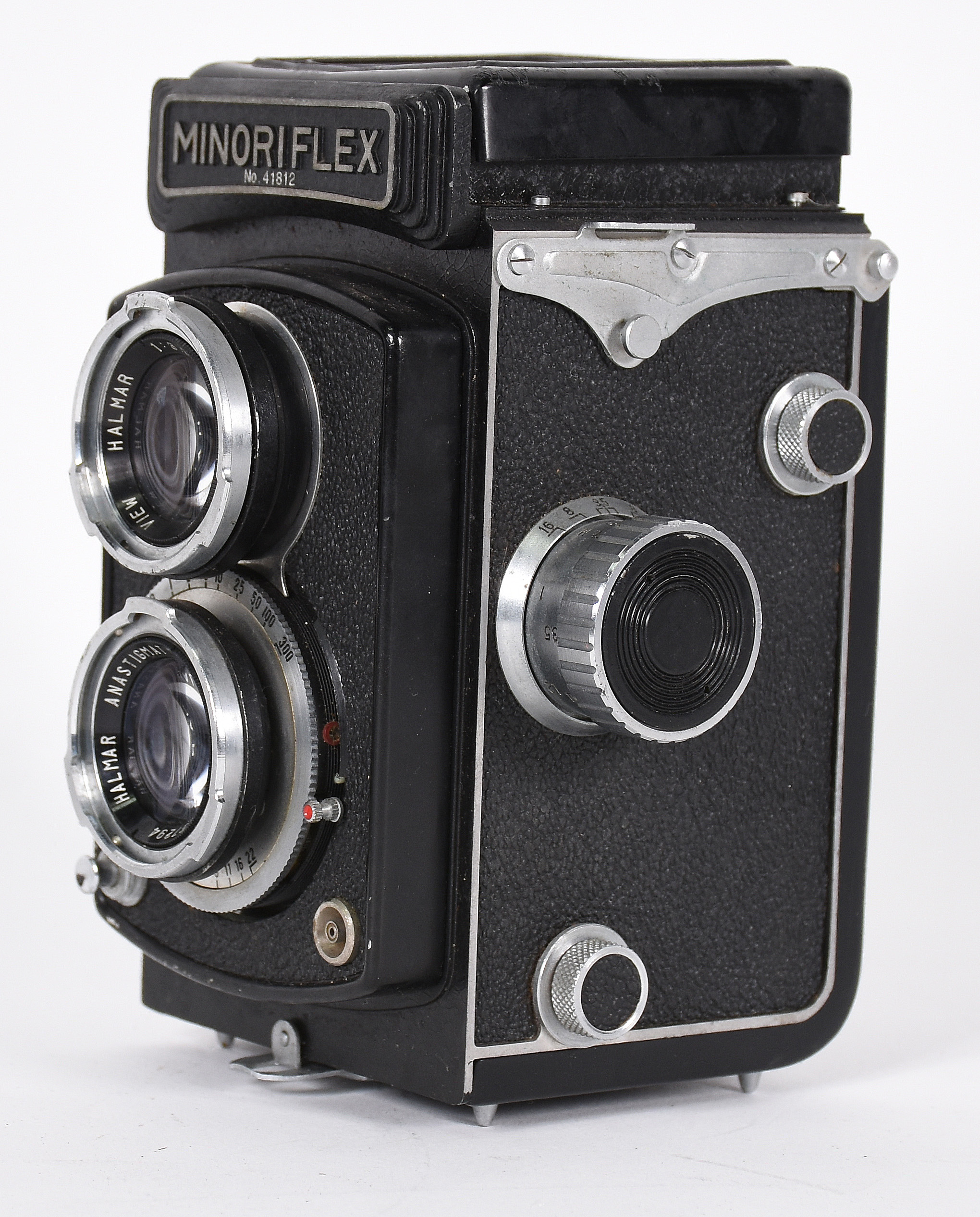 Câmera - MINORIFLEX - japonesa fabricada em 1950/51. Modelo TLR, 6X6... - foto 2 de 5