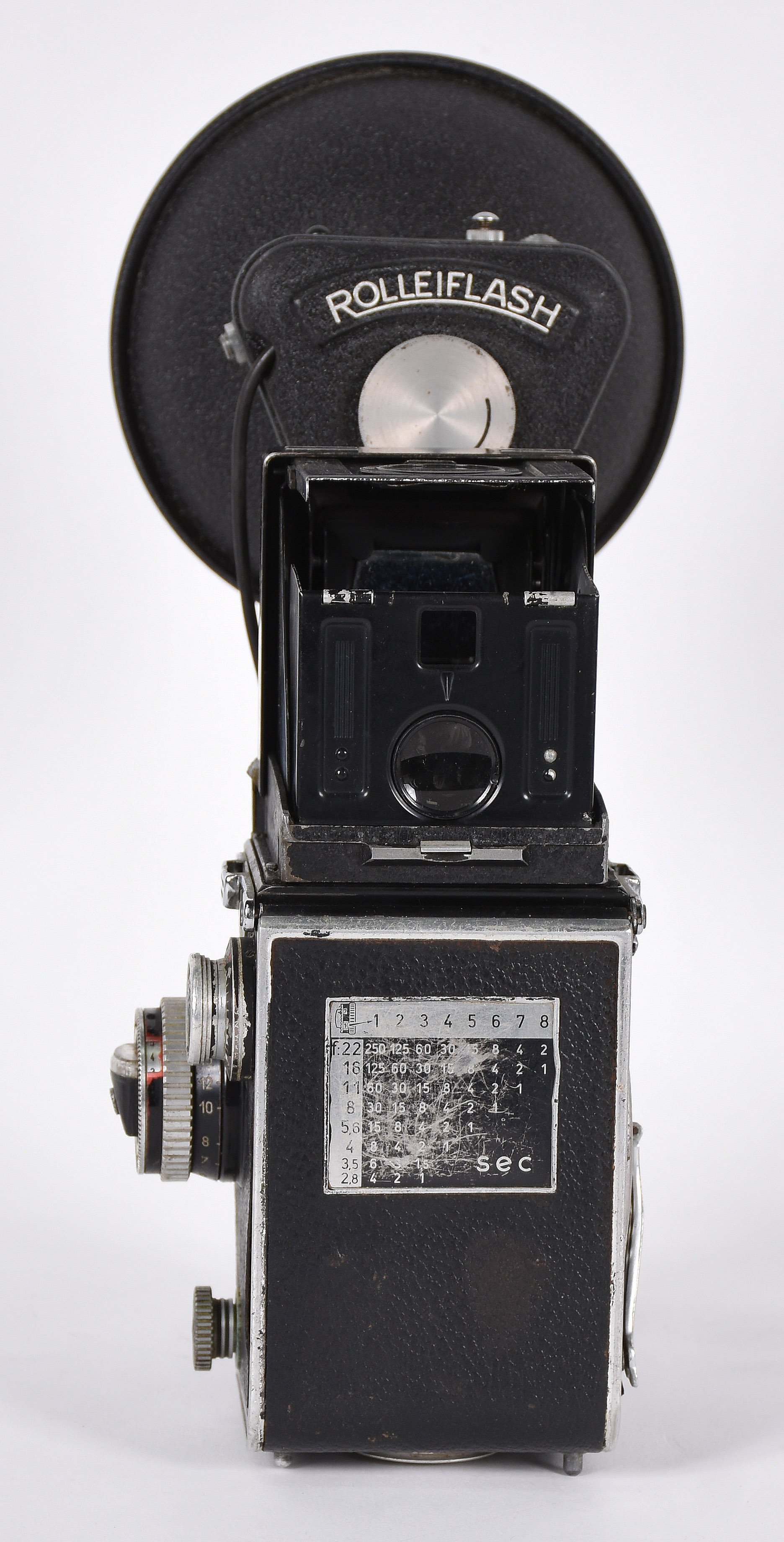 ROLLEIFLEX 2.8 E Com Rolleiflash- Câmera clássica Alemâ fabricada em... - foto 4 de 5
