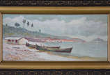 Virgílio Lopes Rodrigues (1863-1944), Barcos na... - o.s.m.