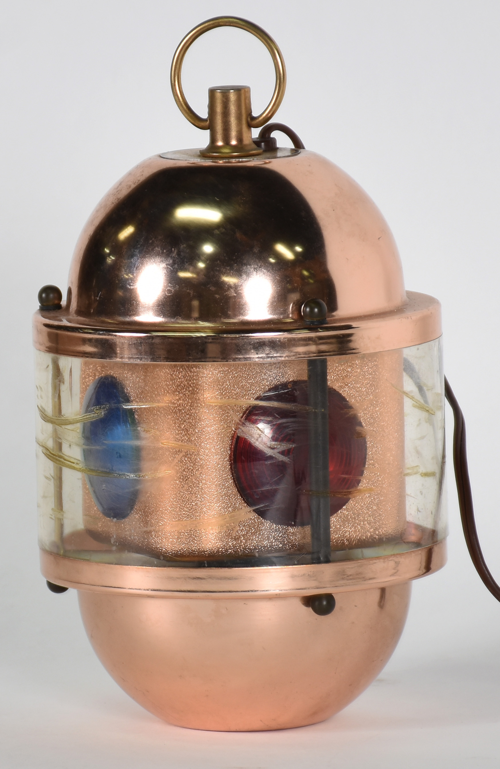 Lanterna elétrica de cobre americana "Swiss Golden Beacon", model 160... - foto 2 de 6