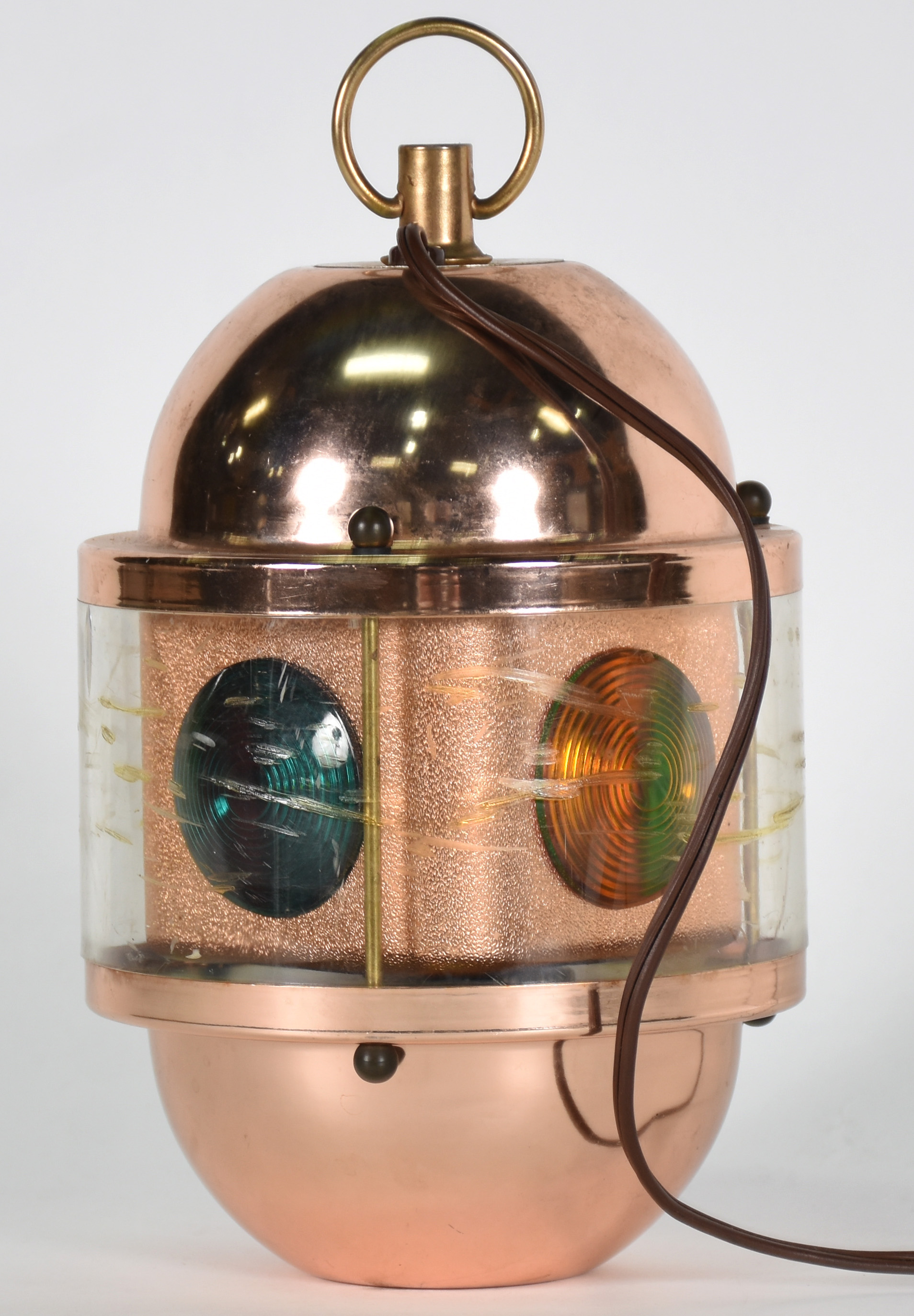 Lanterna elétrica de cobre americana "Swiss Golden Beacon", model 160... - foto 3 de 6