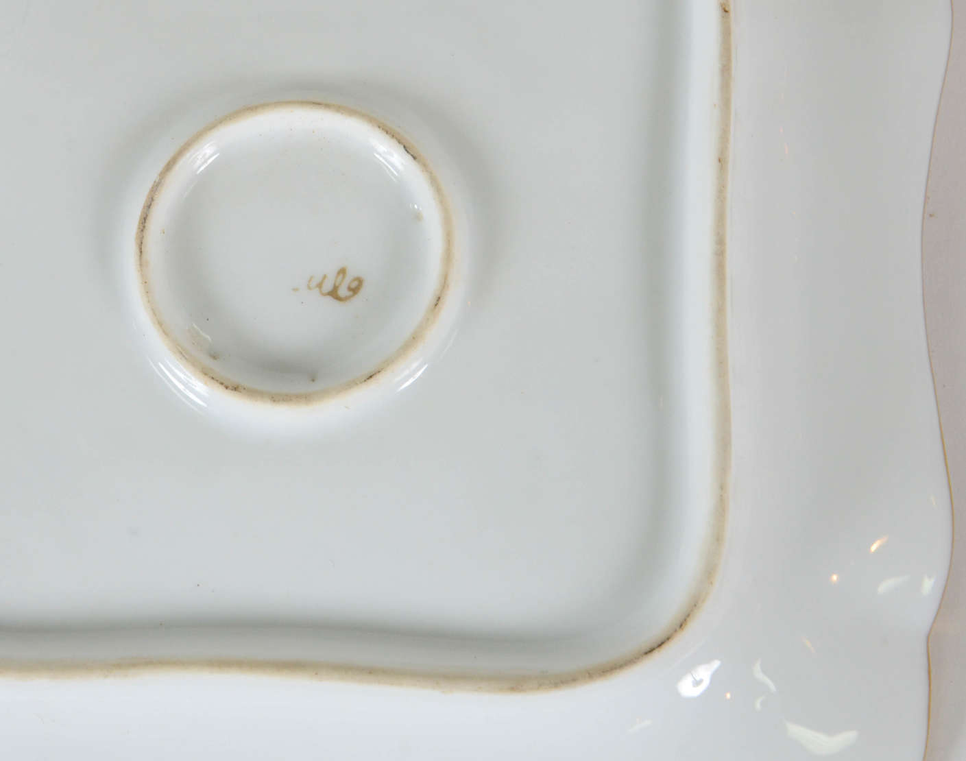 Serviço de chá de porcelana velho Paris , decorada com flores em... - foto 2 de 2