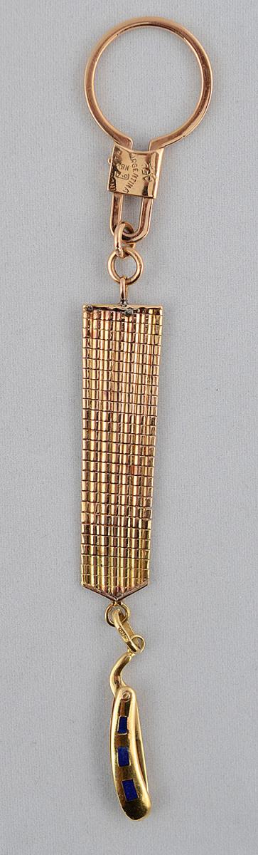 Chaveiro de ouro 18 k com pingente com mini navalha (articulada)... - foto 2 de 3