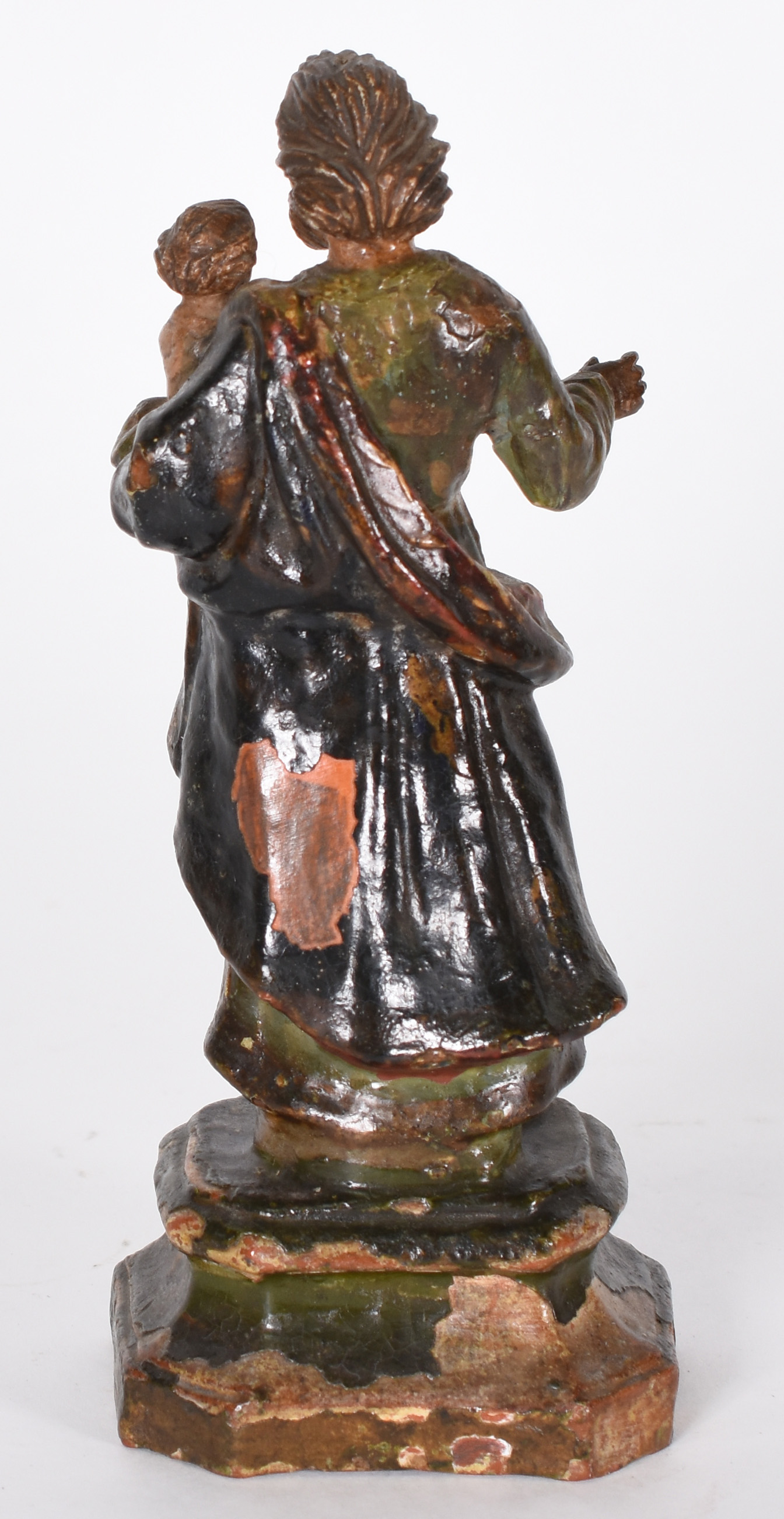 Imagem de Santo Antônio em terracota. - foto 3 de 4