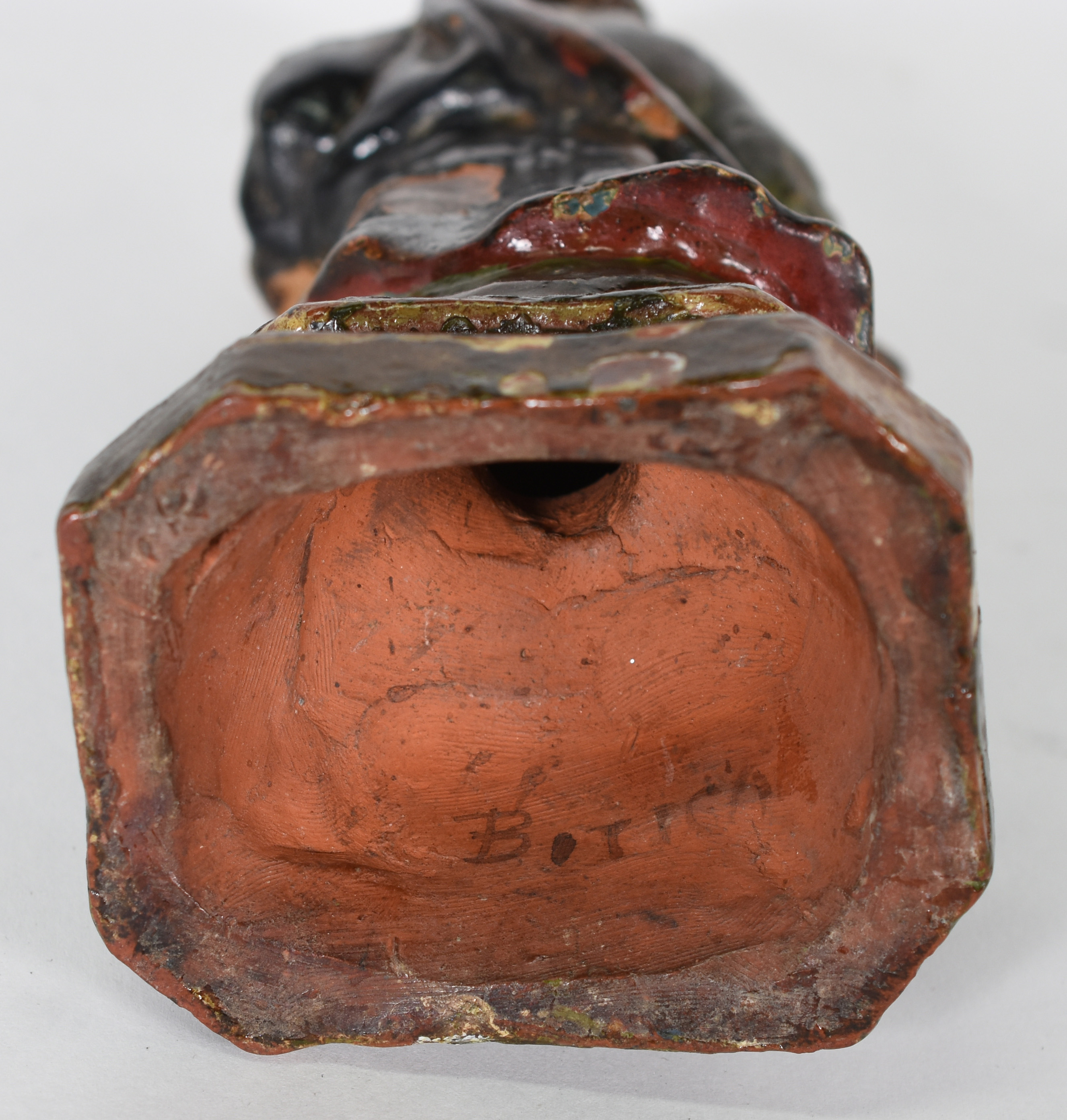 Imagem de Santo Antônio em terracota. - foto 4 de 4
