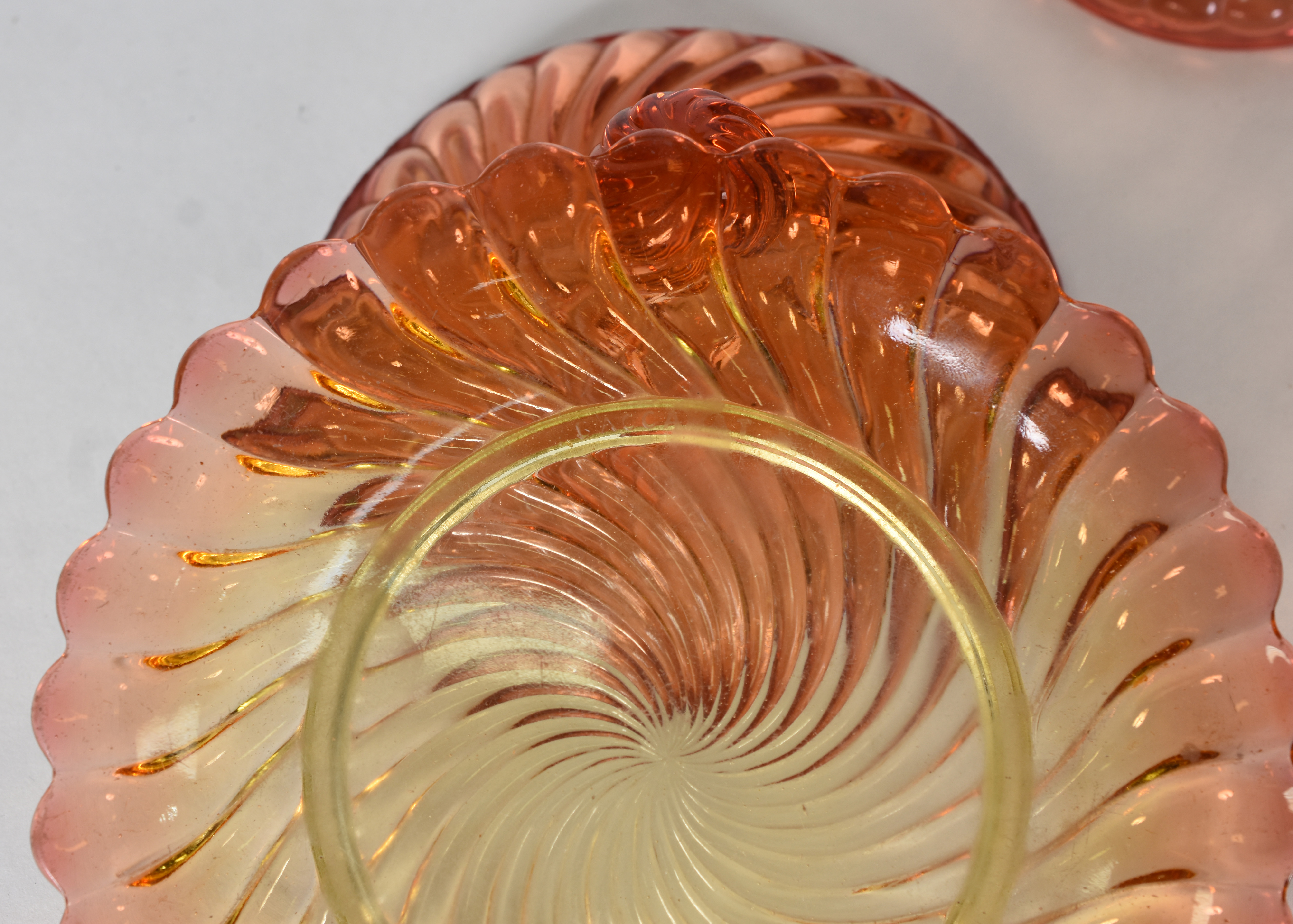 BACCARAT -Compoteira com presentoir de cristal rubi , gomos... - foto 4 de 7