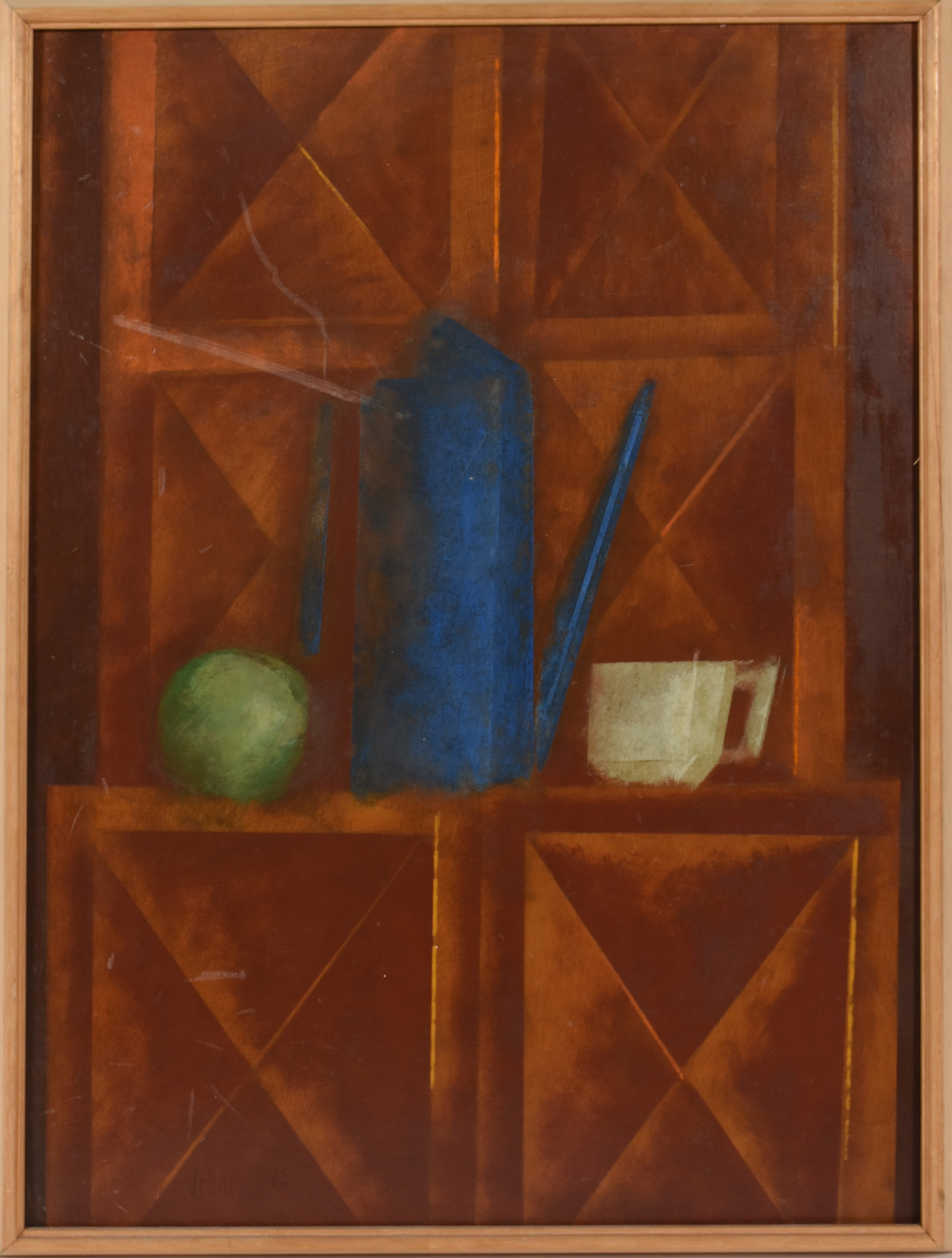 Carlos Scliar (1920-2001), Bule azul, datado de 1962 - foto 1 de 5