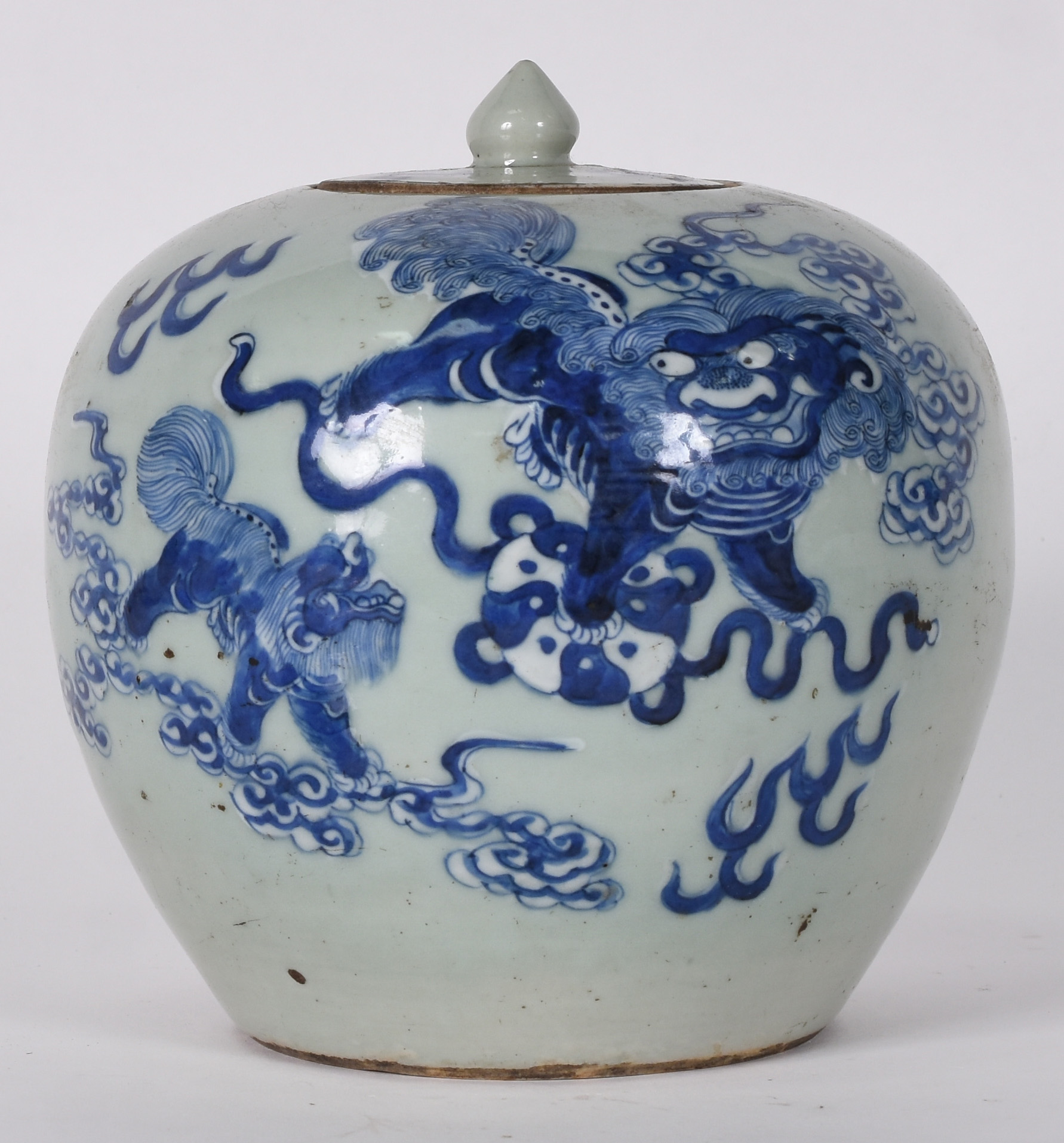 Potiche de porcelana chinesa, séc XIX. - foto 1 de 6