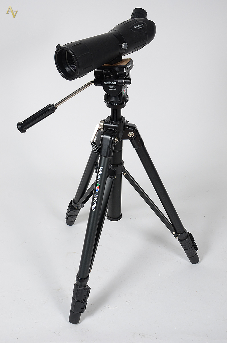 Luneta BUSHMASTER 20 - 60 x 60 (com estojo) e tripé VELBON DV - 7000... - foto 1 de 2