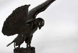 RICARDO DE MINGO,  - Escultura  de bronze representando águia.