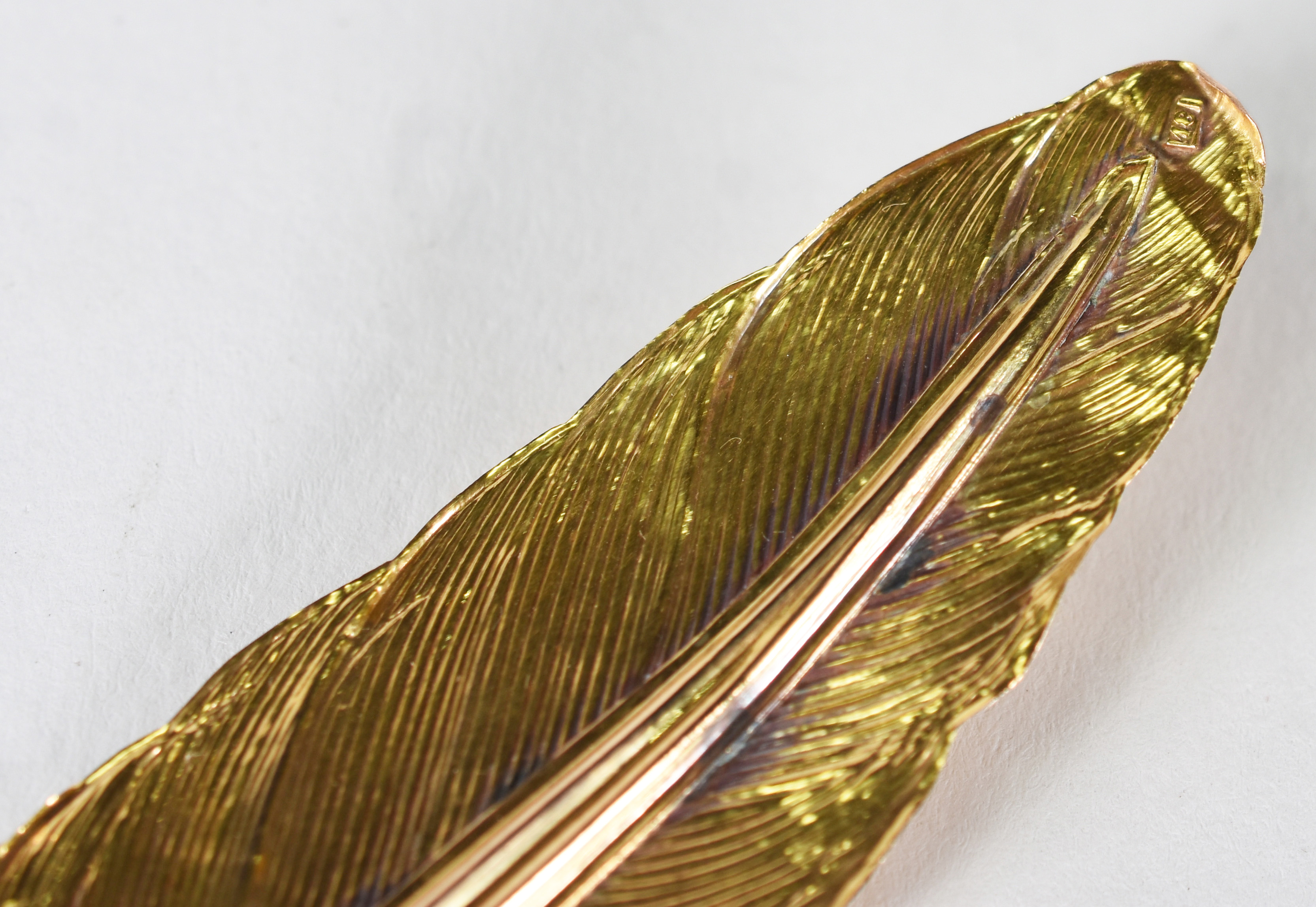 Tinteiro de bronze com pena de OURO 18 k contrastada, Waterman, New... - foto 7 de 8
